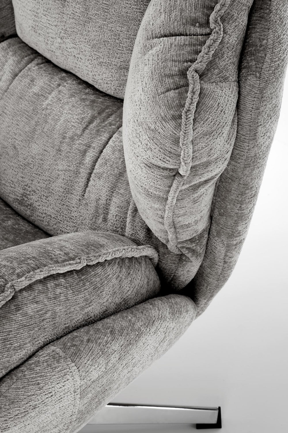 Krēsls Gius 80/84/81 cm pelēks - N1 Home