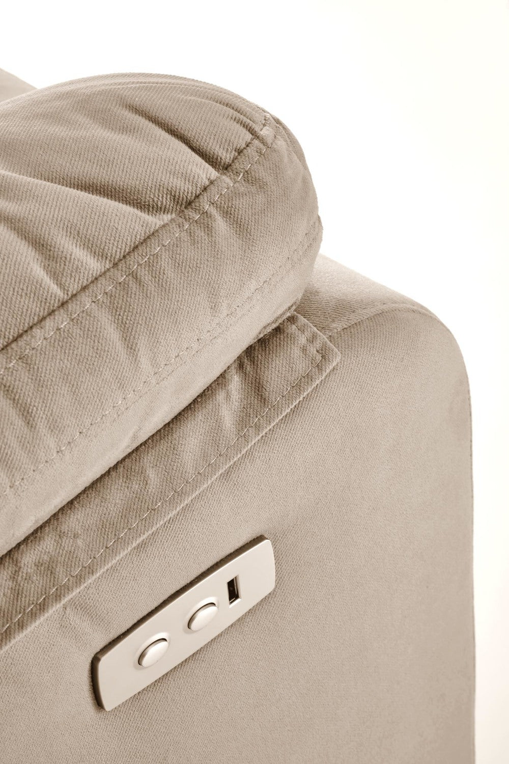 Krēsls Lorit 85/95–162/105/45 cm bēšs