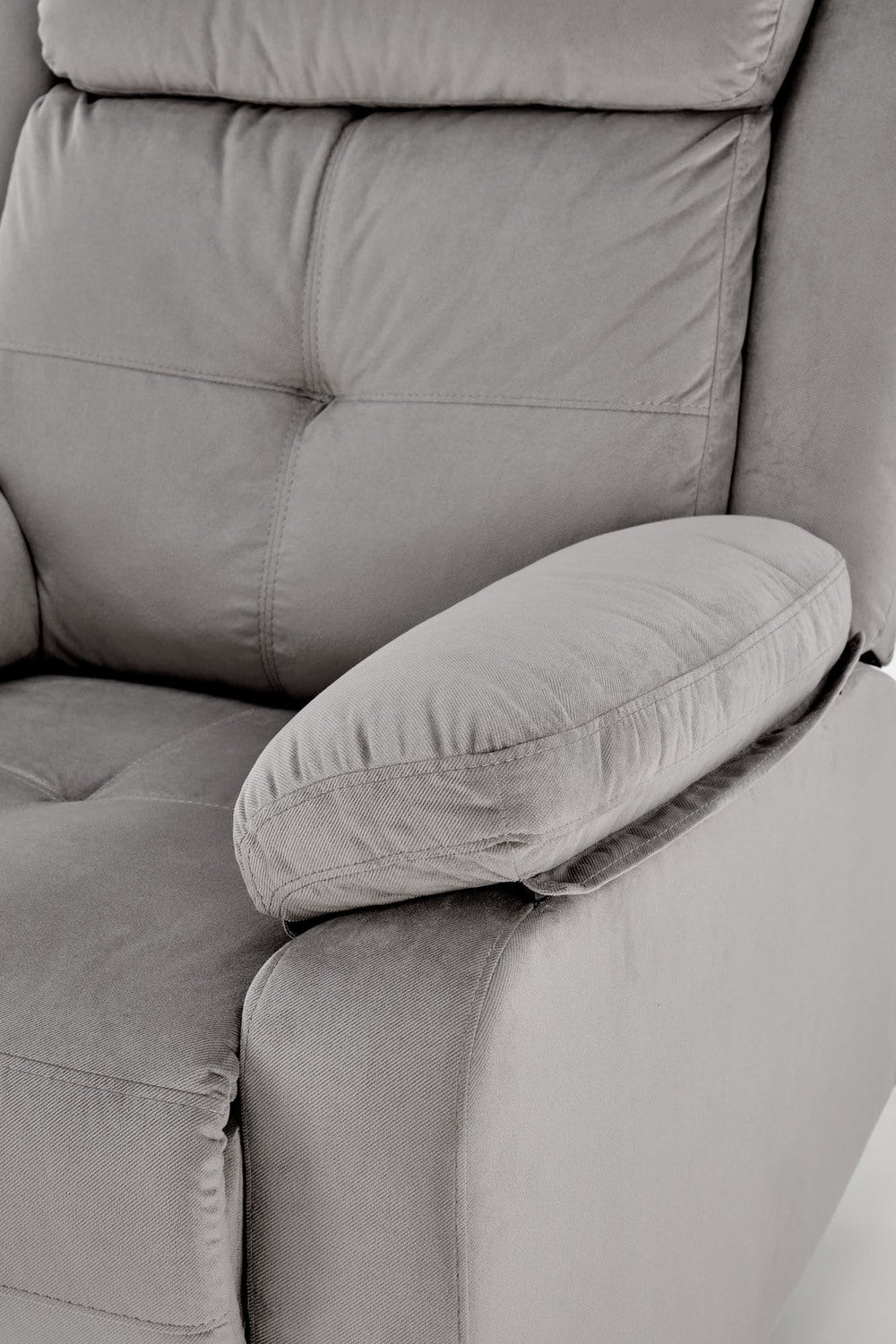 Krēsls Lorit 85/95–162/105/45 cm pelēks