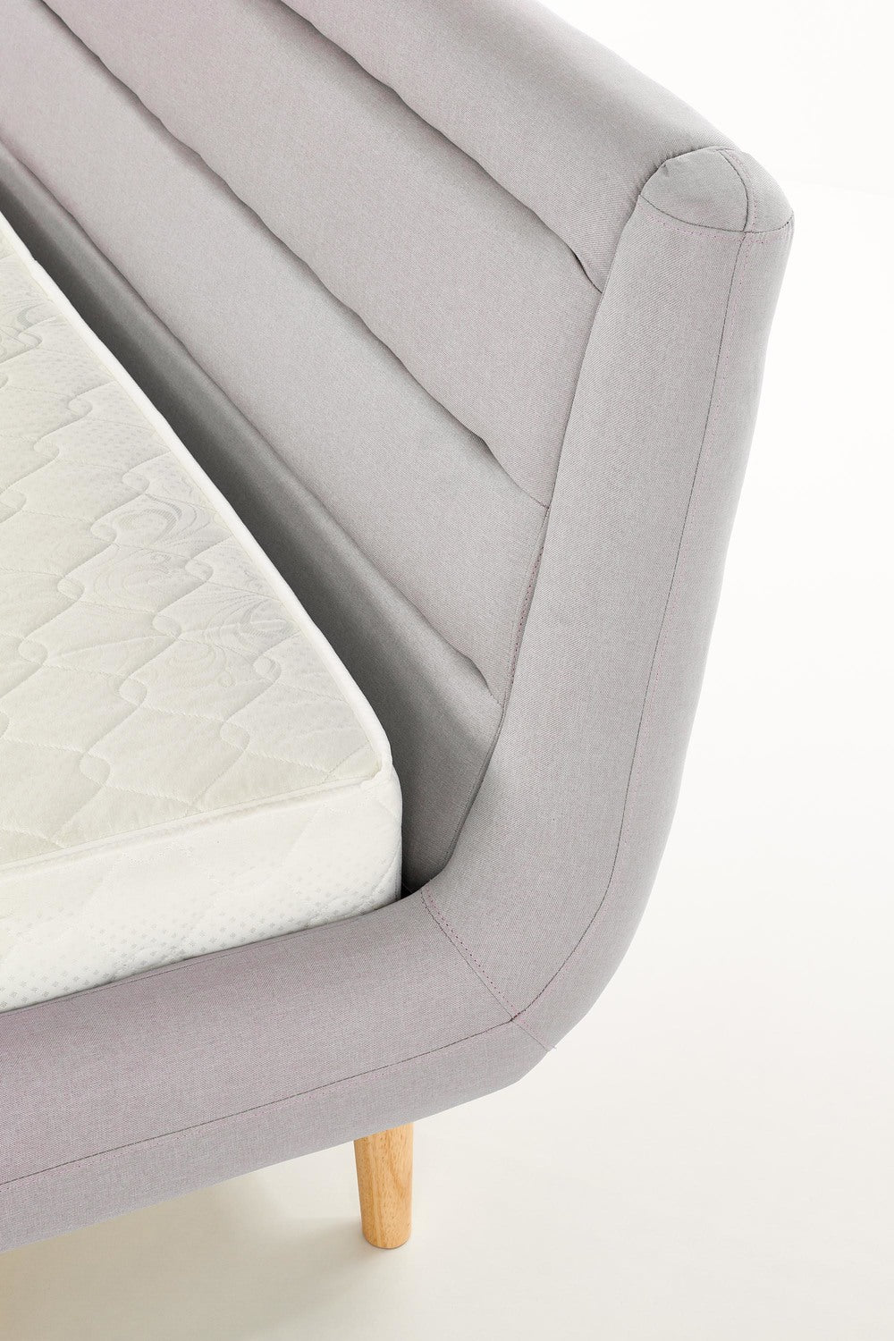 Gulta EL 140/160|200 cm gaiši pelēks - N1 Home