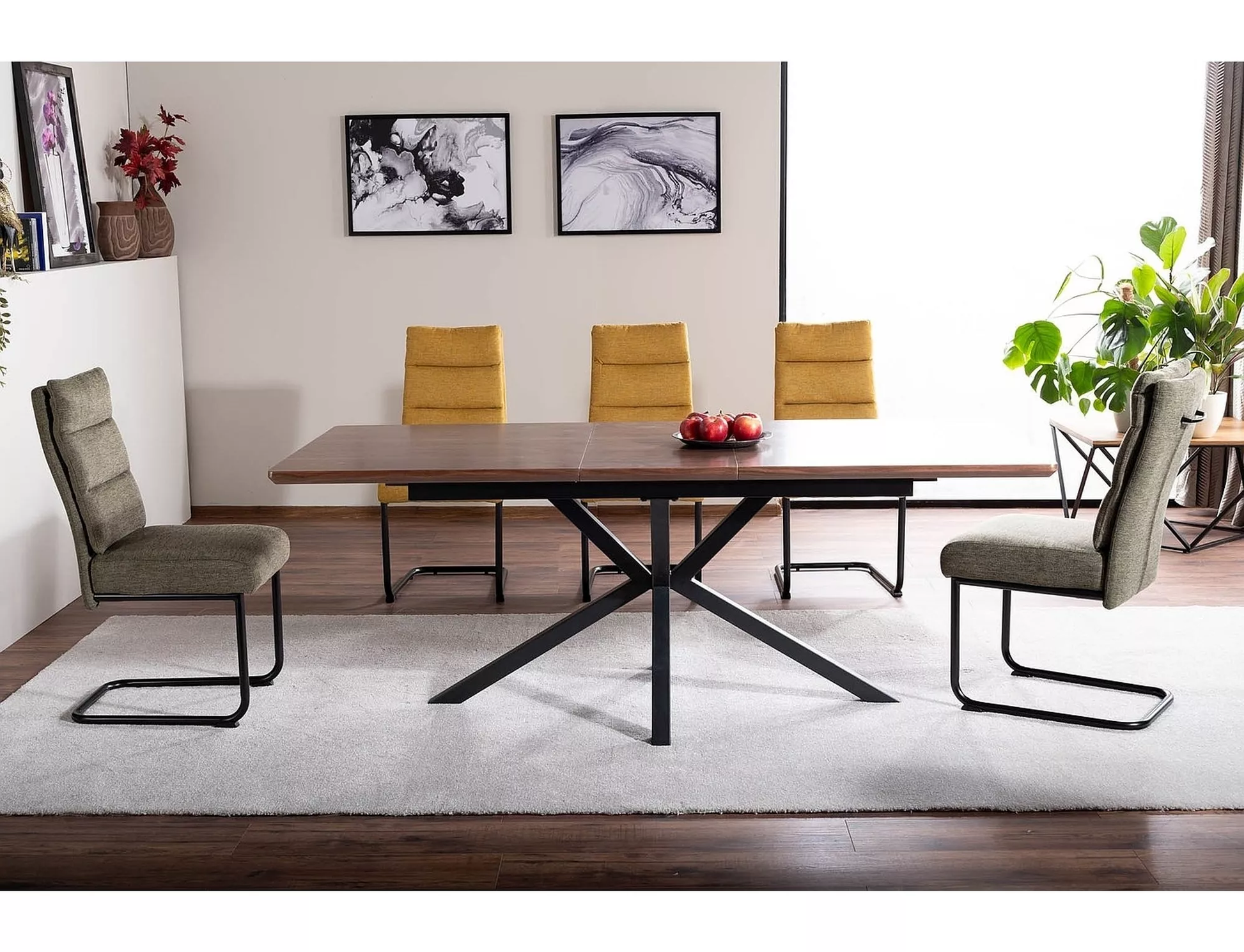 Galds IVO 75/90/160 (200) rieksts - N1 Home