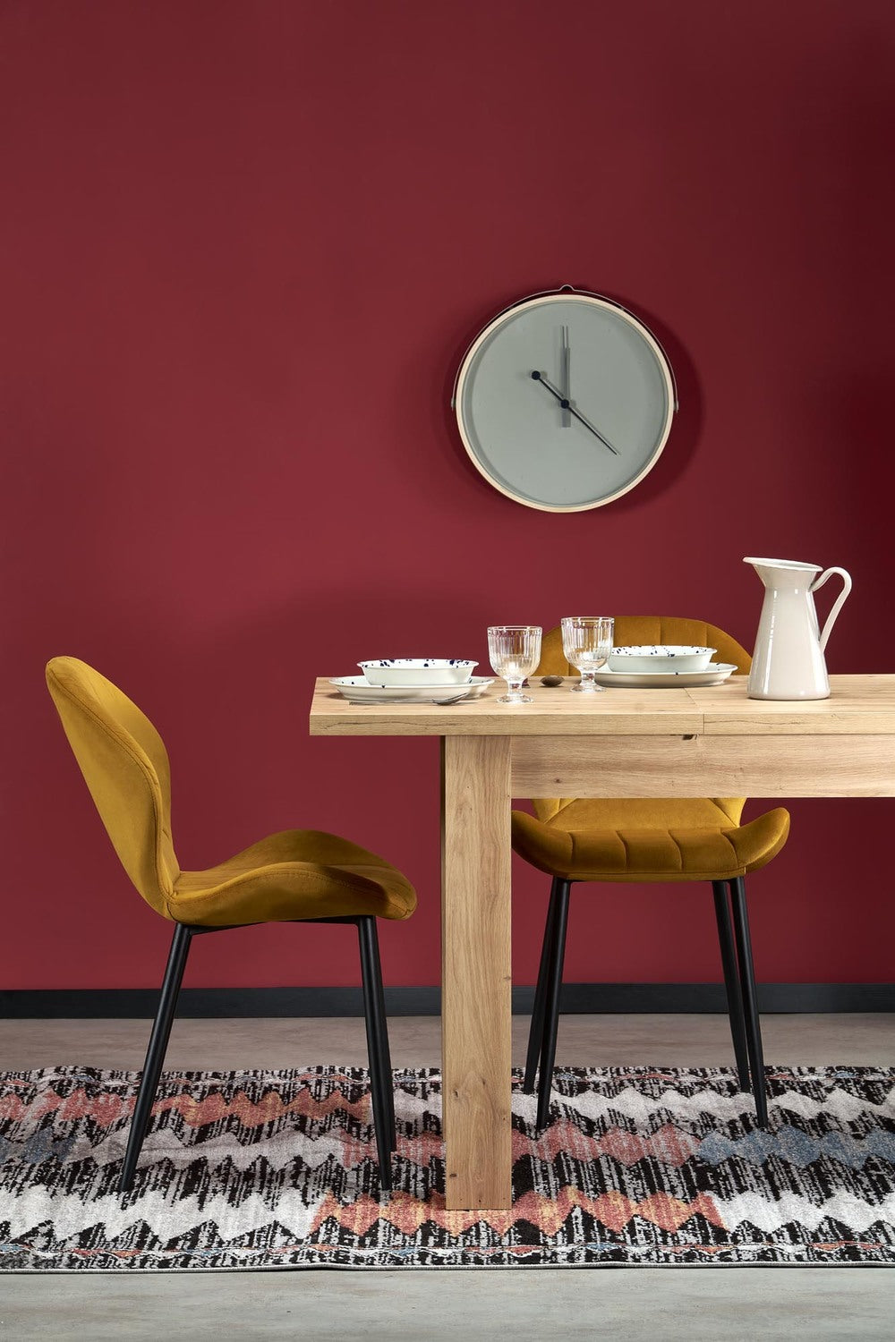 Galds Bagi 120-160/80/77/95 cm amatnieks ozols - N1 Home