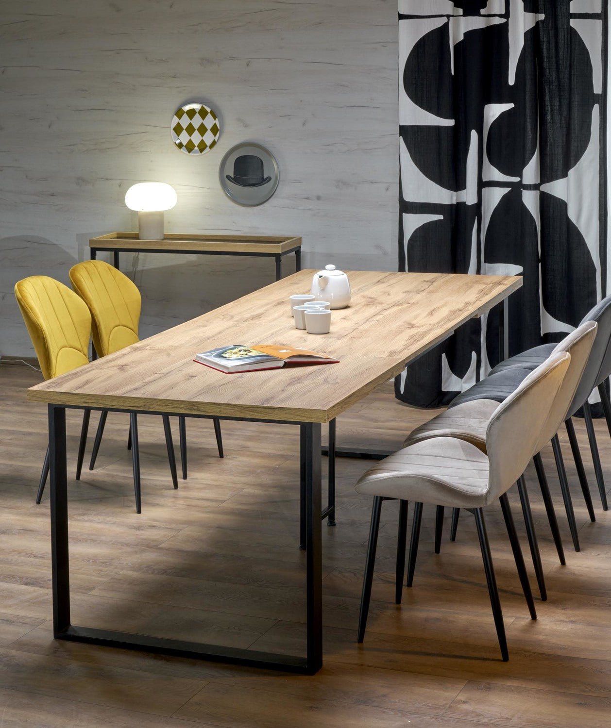 Galds Can 160-310/90/76/76-136 cm ozols - N1 Home