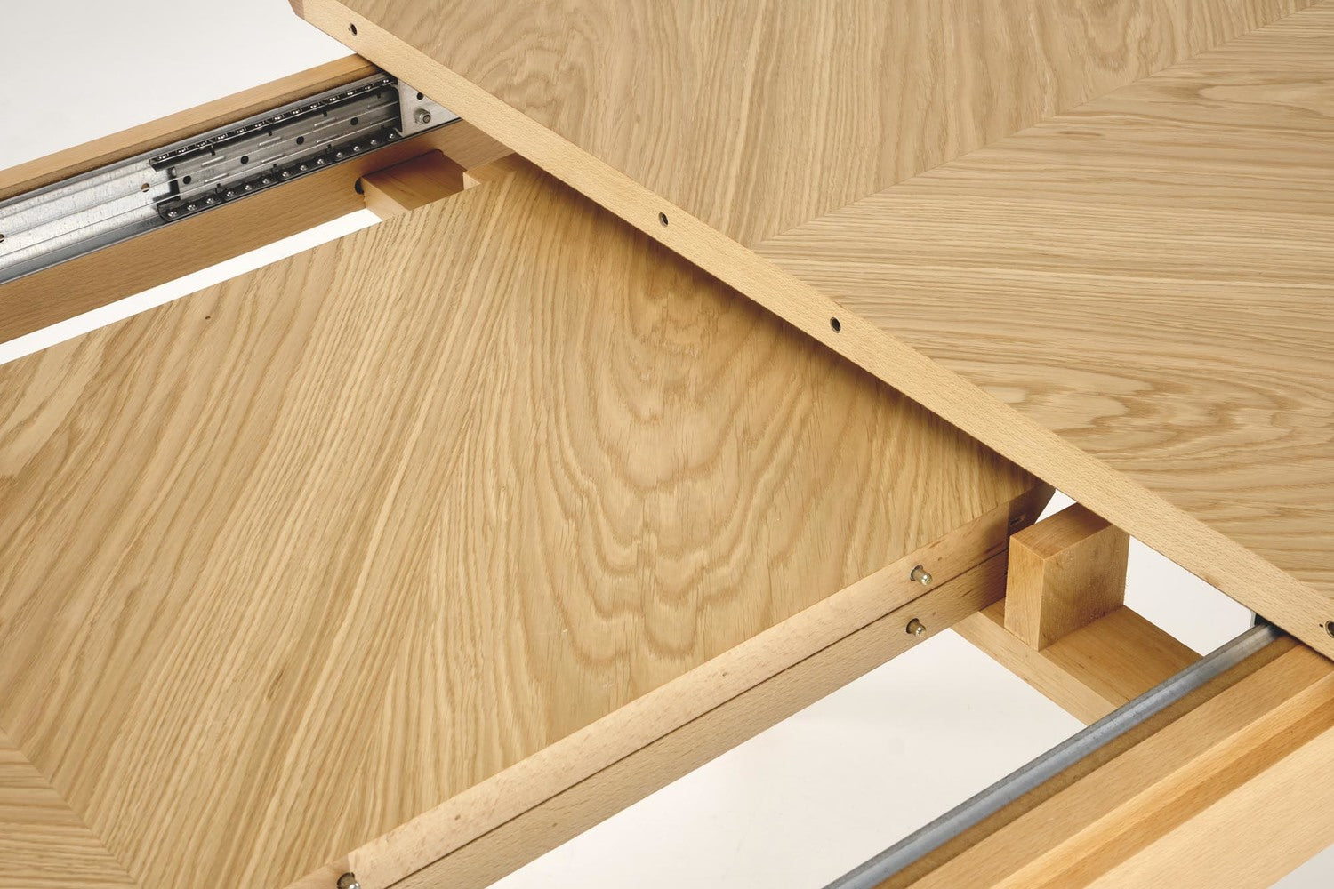 Galds Edmun 160-240/90/75/140 cm dabīgs - N1 Home