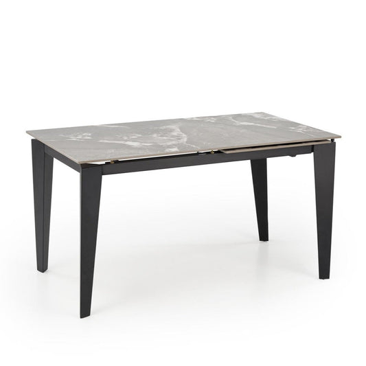 Galds Feix 81/76/141-184 cm pelēks marmors - N1 Home