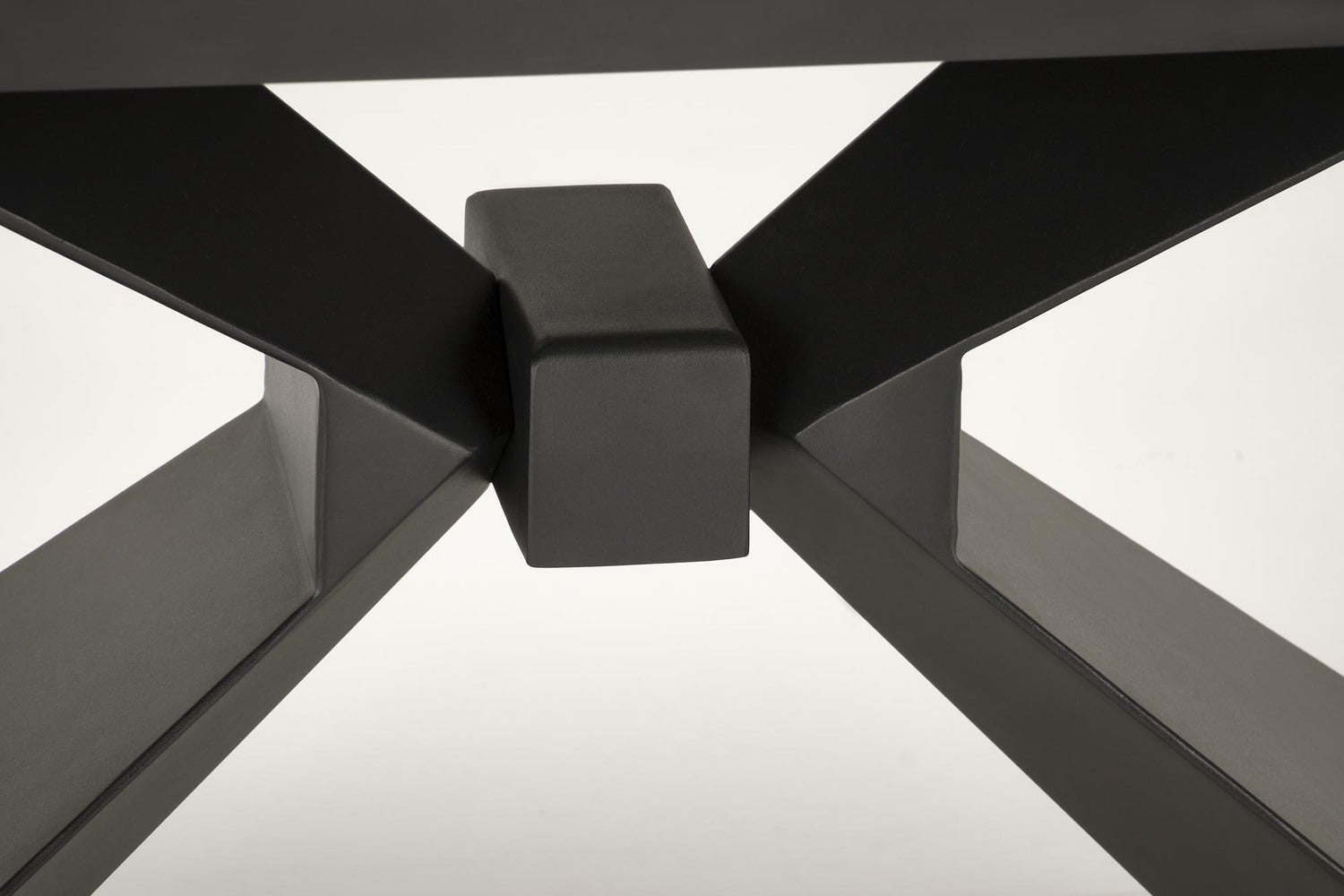 Galds Luka 180-230/90/76/117 cm zils marmors/melns - N1 Home