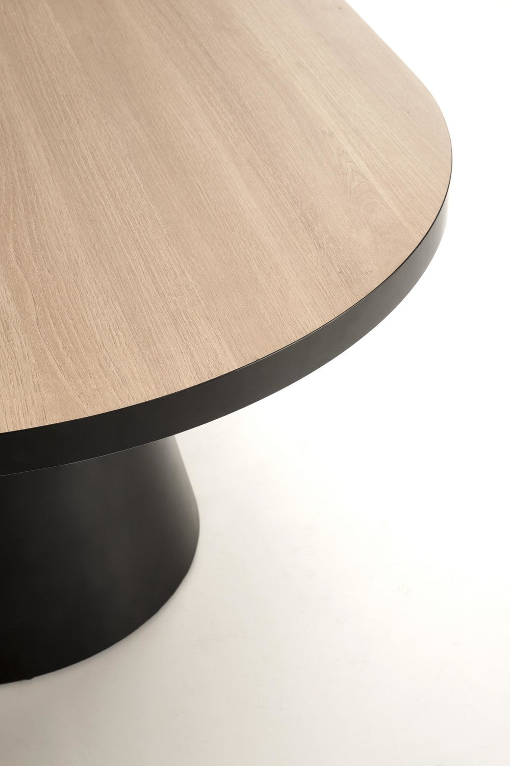 Galds Gia 180-240/100/76/78 cm melns/dabīgs - N1 Home