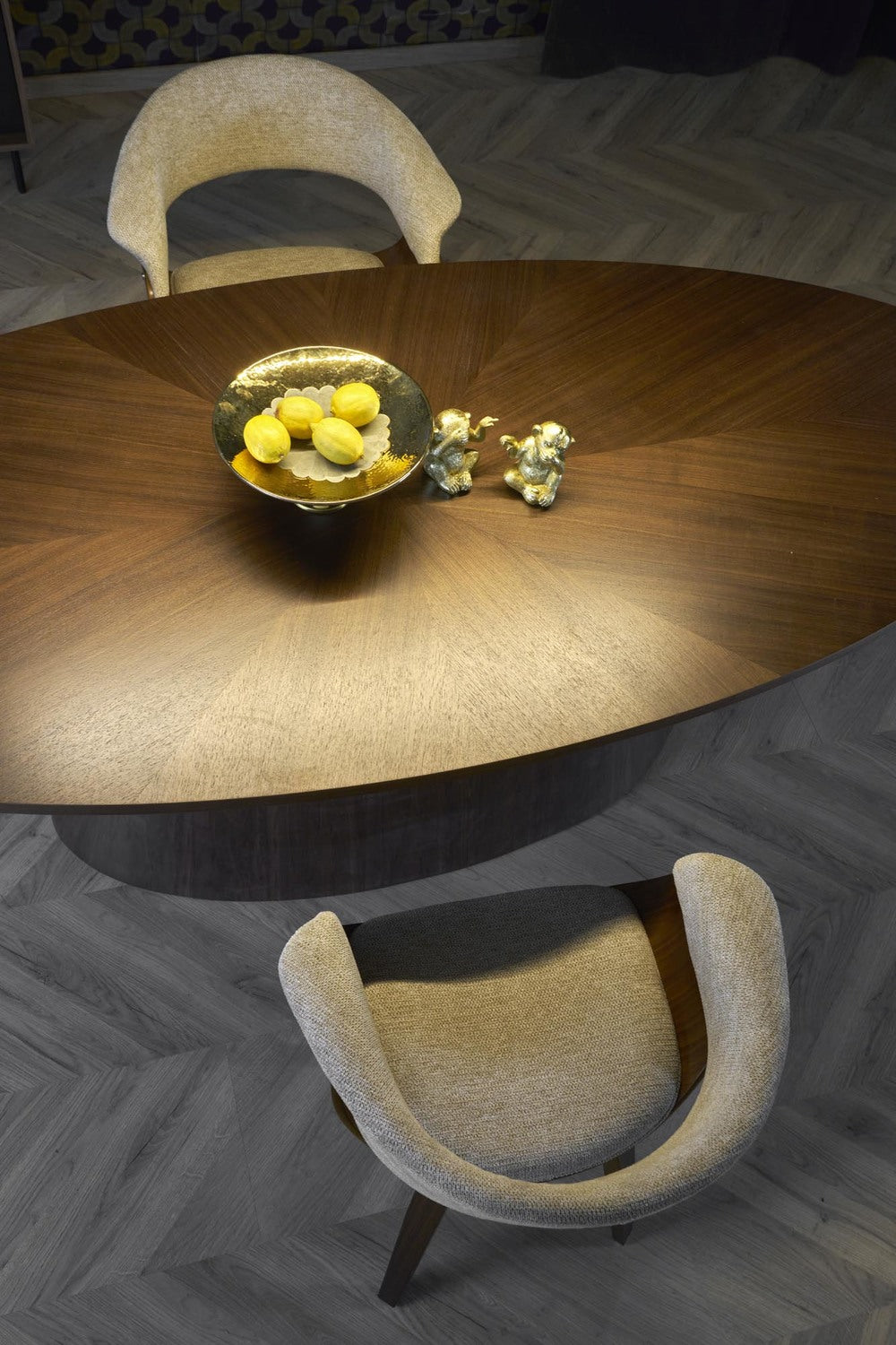 Galds Agne 220/98/76 cm riekstkoks - N1 Home