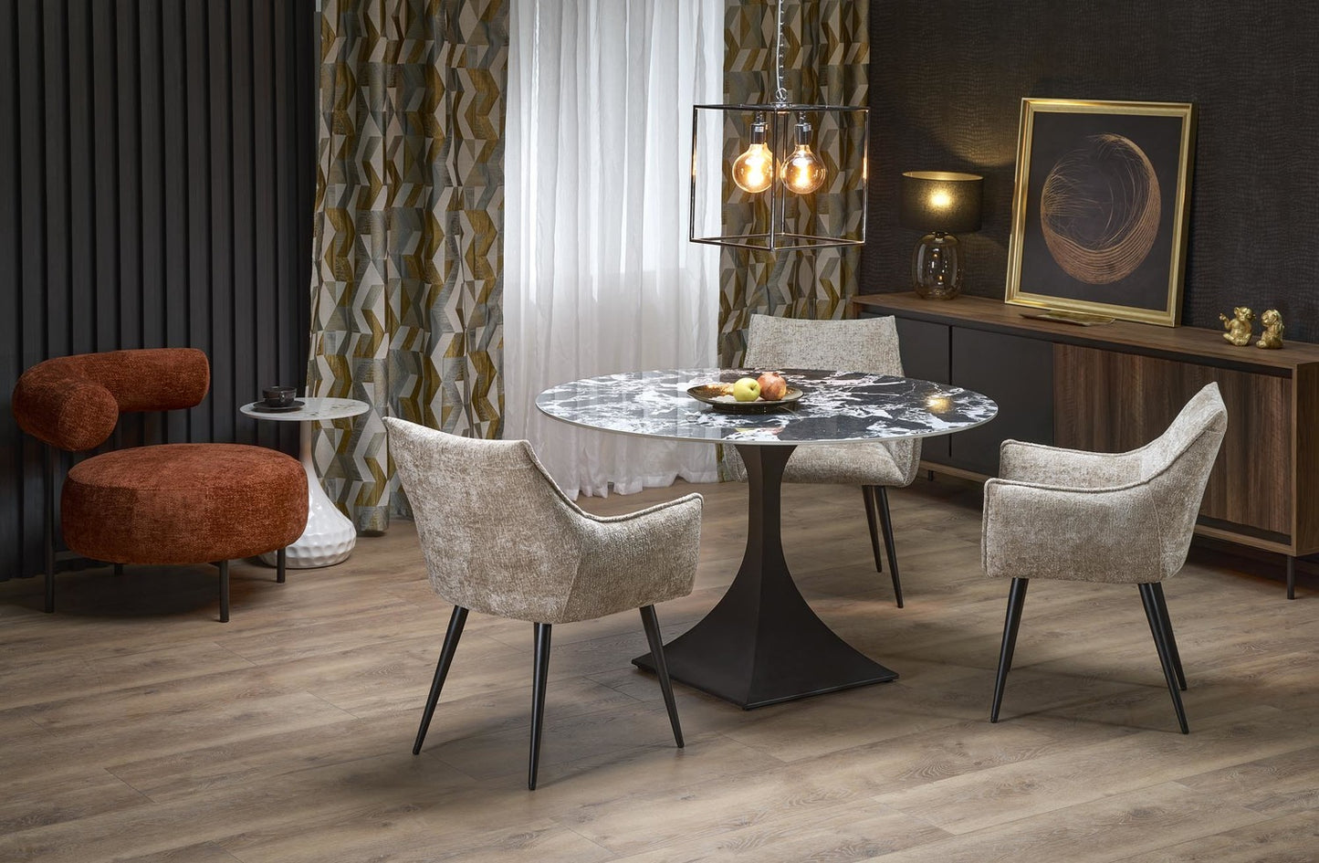 Krēsls Nuko 60/59/85/47 cm bēšs - N1 Home