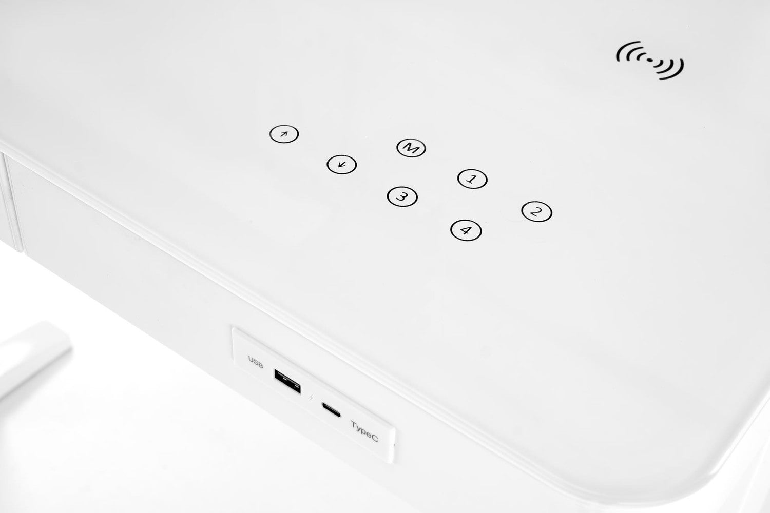 Rakstāmgalds LP 120/60/77-120 cm balts - N1 Home