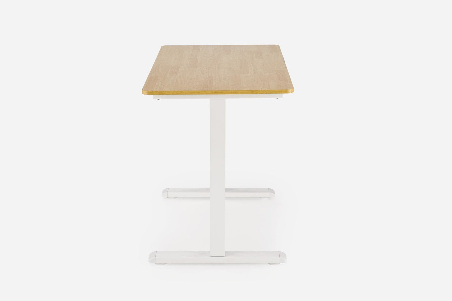 Rakstāmgalds ar augstuma regulēšanas funkciju 105/56/73-118 cm zeltains ozols/balts - N1 Home