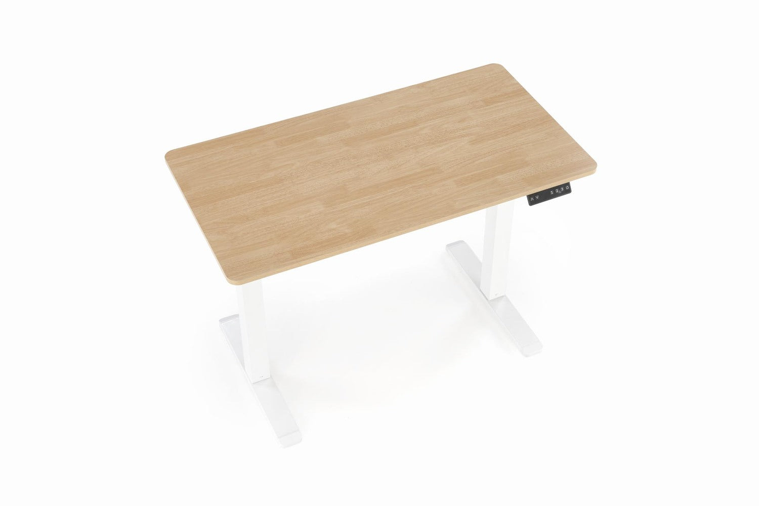 Rakstāmgalds ar augstuma regulēšanas funkciju 105/56/73-118 cm zeltains ozols/balts - N1 Home