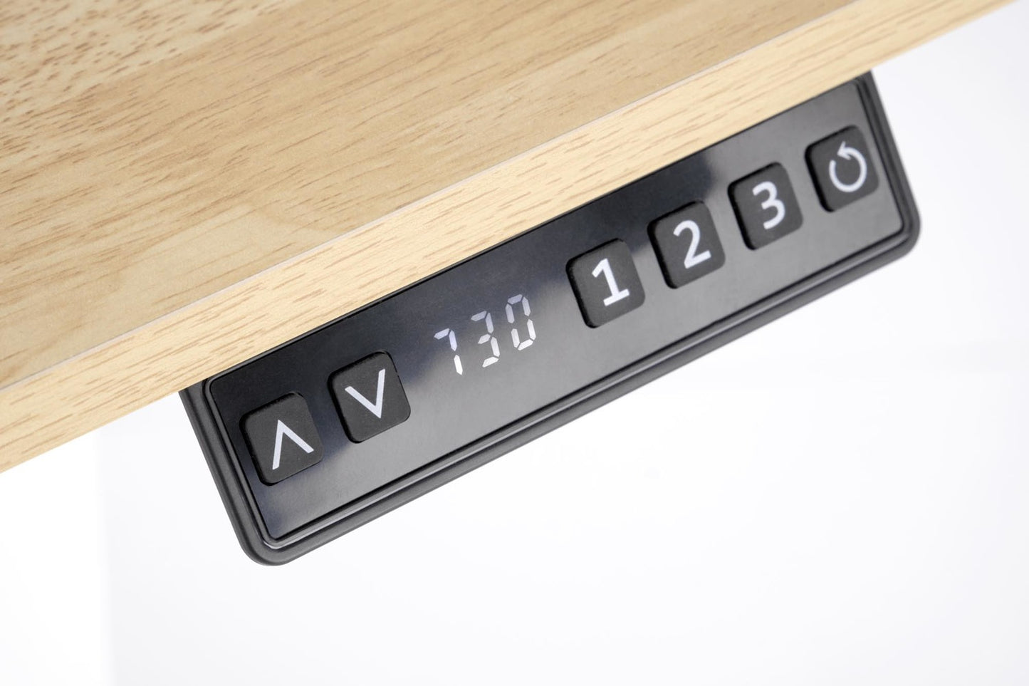 Rakstāmgalds ar augstuma regulēšanas funkciju 105/56/73-118 cm zeltains ozols/ melns - N1 Home