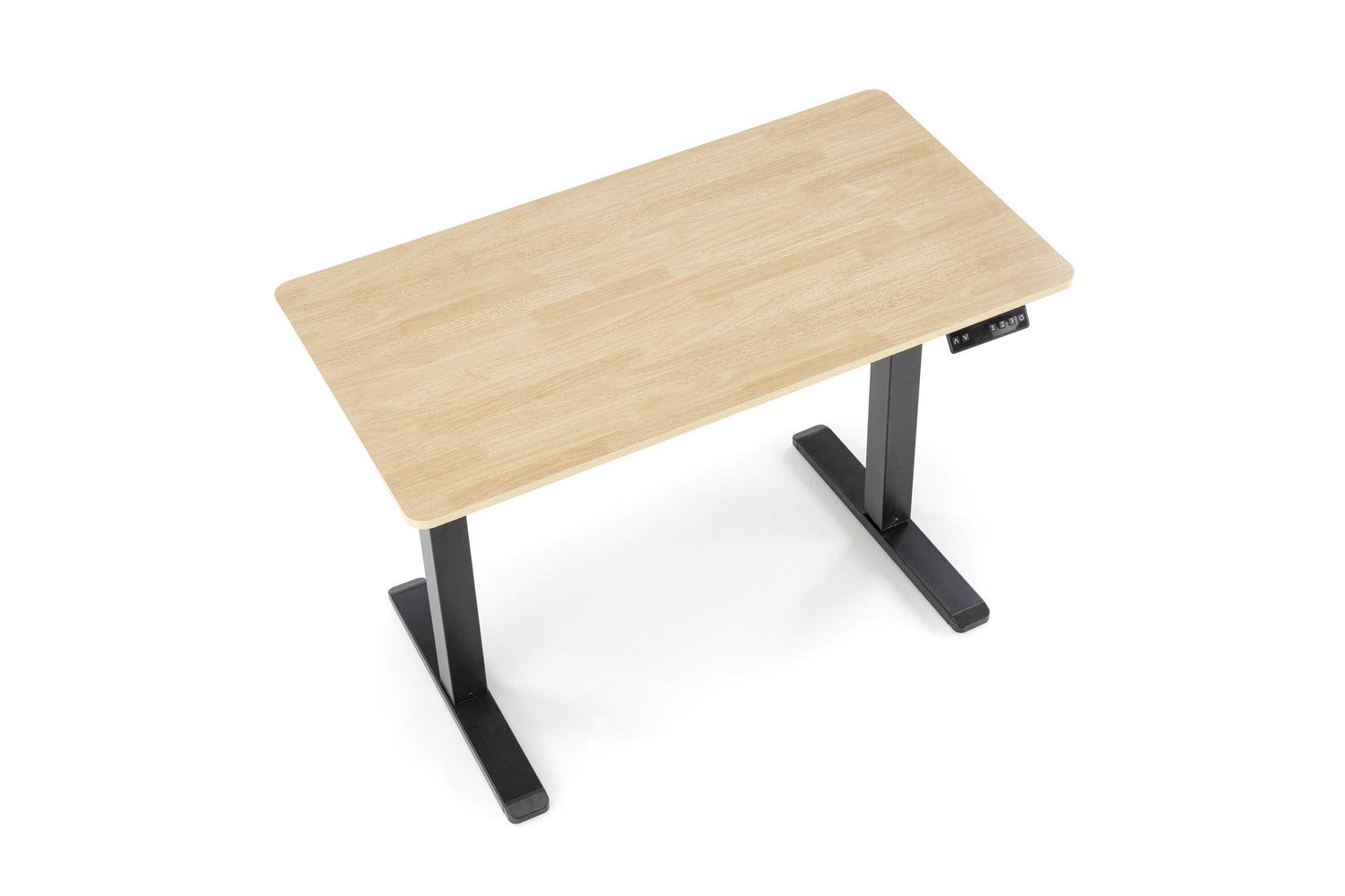 Rakstāmgalds ar augstuma regulēšanas funkciju 105/56/73-118 cm zeltains ozols/ melns - N1 Home