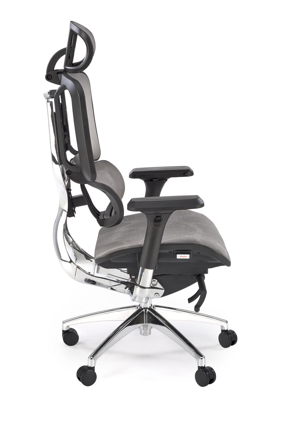 Krēsls Eth 72/70/130-139/50-59 cm pelēks - N1 Home