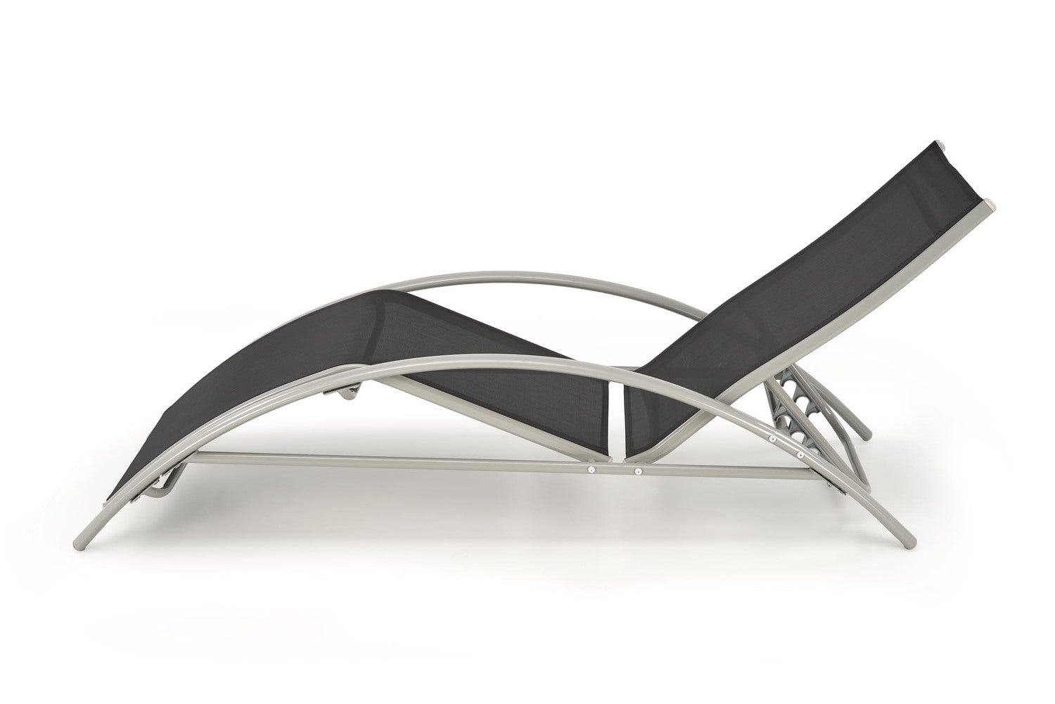 2 guļamkrēslu komplekts ar galdu 60/60/66-92 cm - guļamkrēsls, 30/30/30 cm - galds - N1 Home