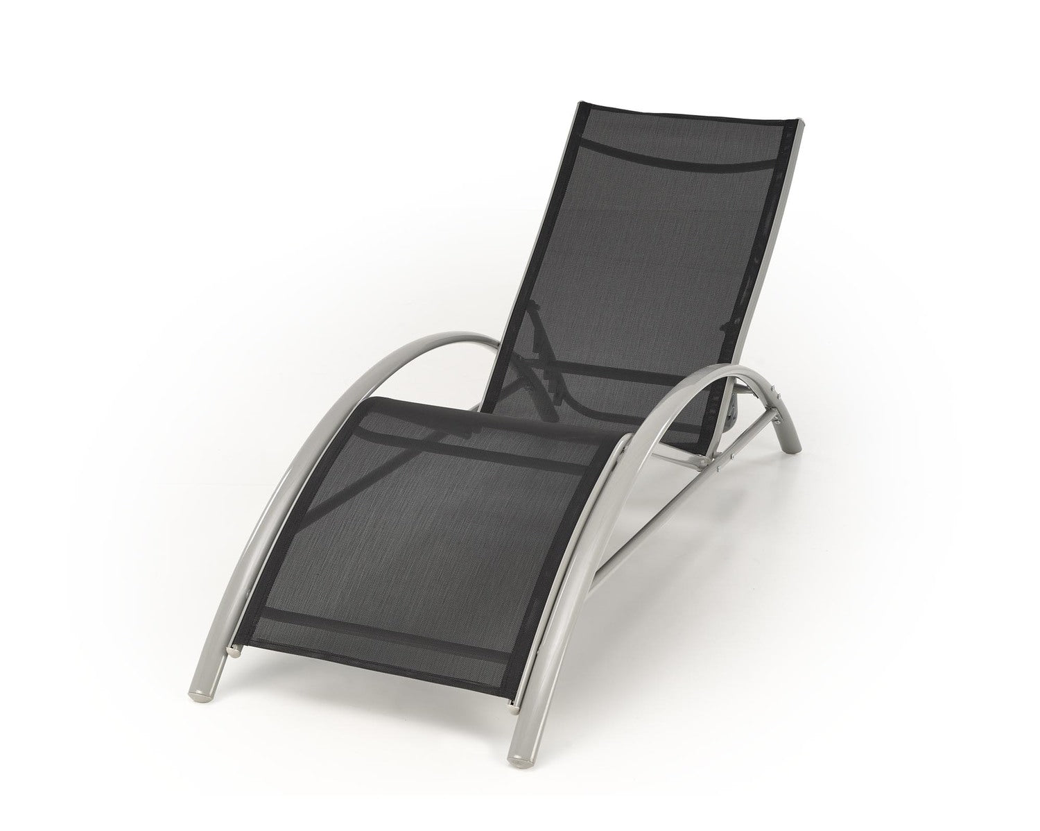 2 guļamkrēslu komplekts ar galdu 60/60/66-92 cm - guļamkrēsls, 30/30/30 cm - galds - N1 Home