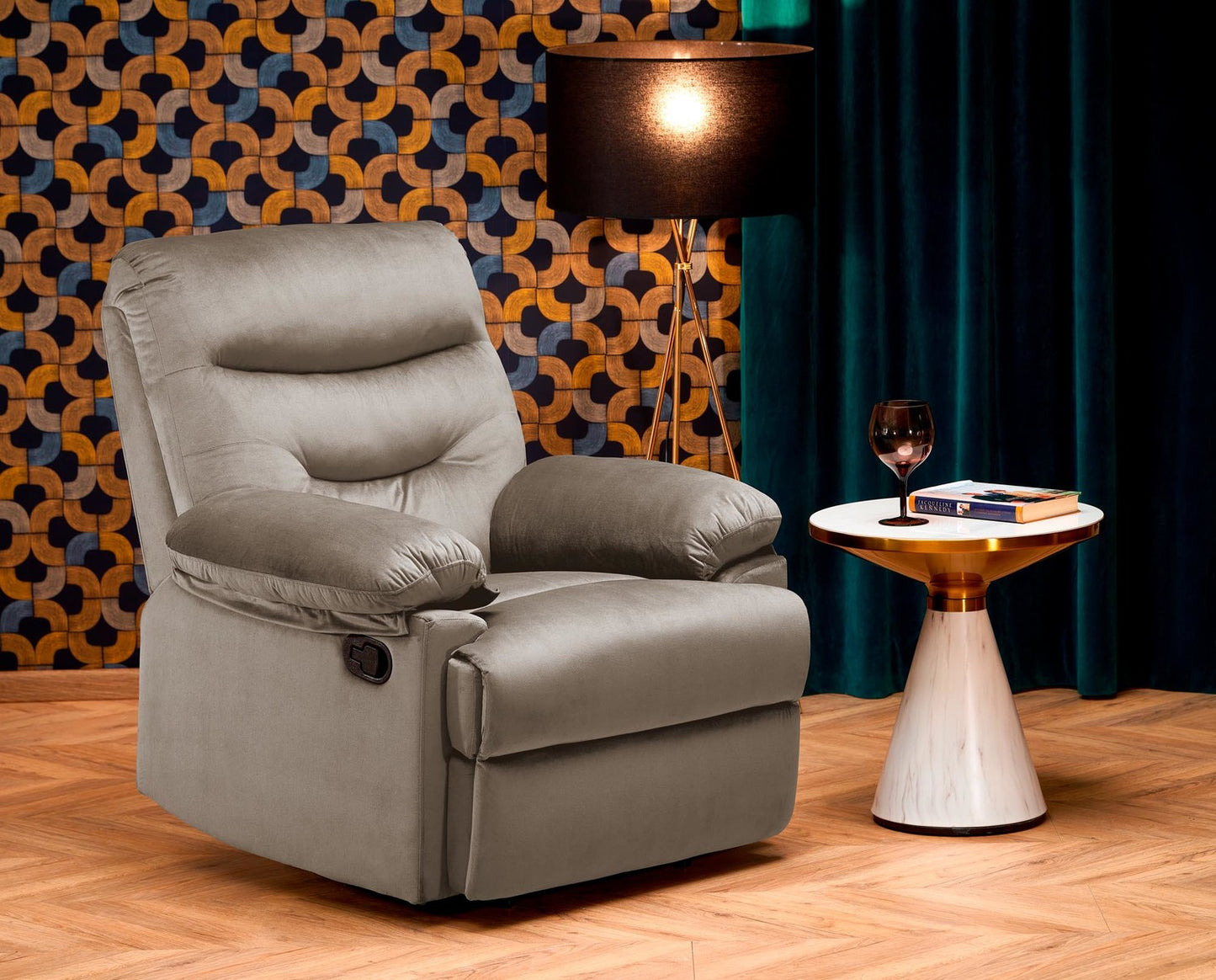 Krēsls Drago 88/90-160/105/45 cm bēšs