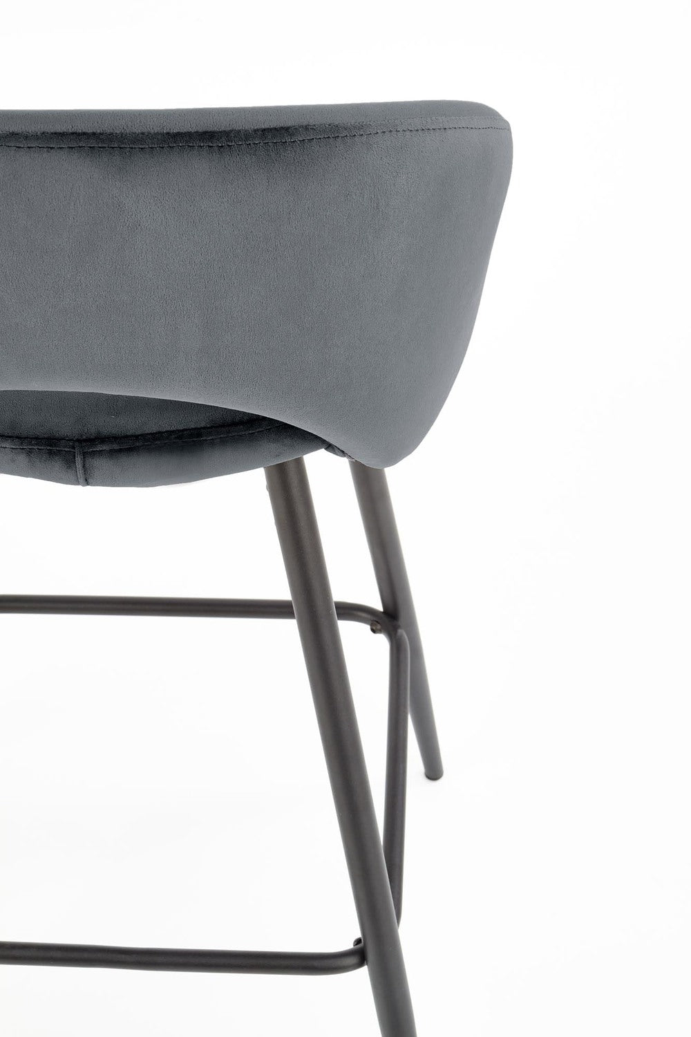 Krēsls JE 48/49/89/65 cm melns - N1 Home