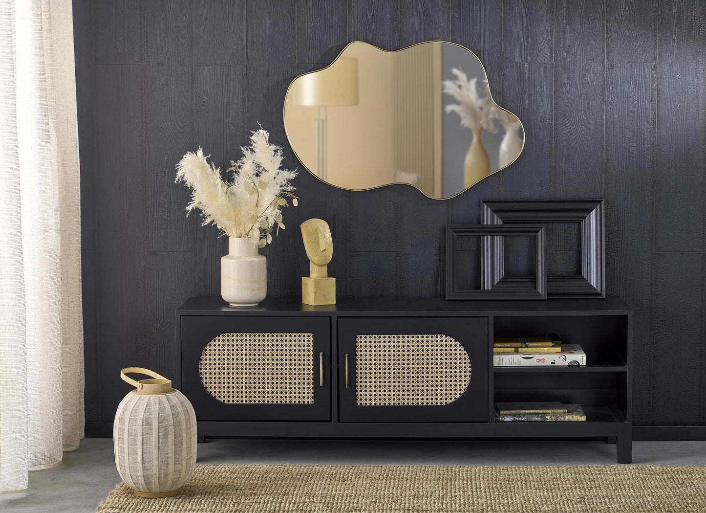 Spogulis Esse 90/56/1,5 cm zelts - N1 Home