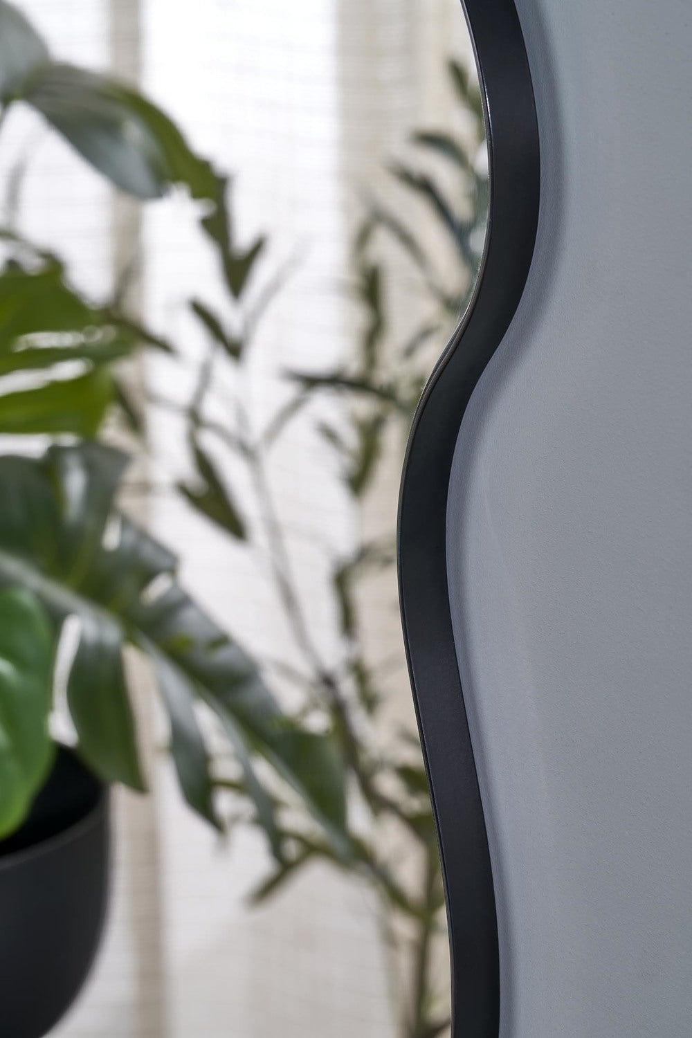 Spogulis Esse 90/56/1,5 cm melns - N1 Home