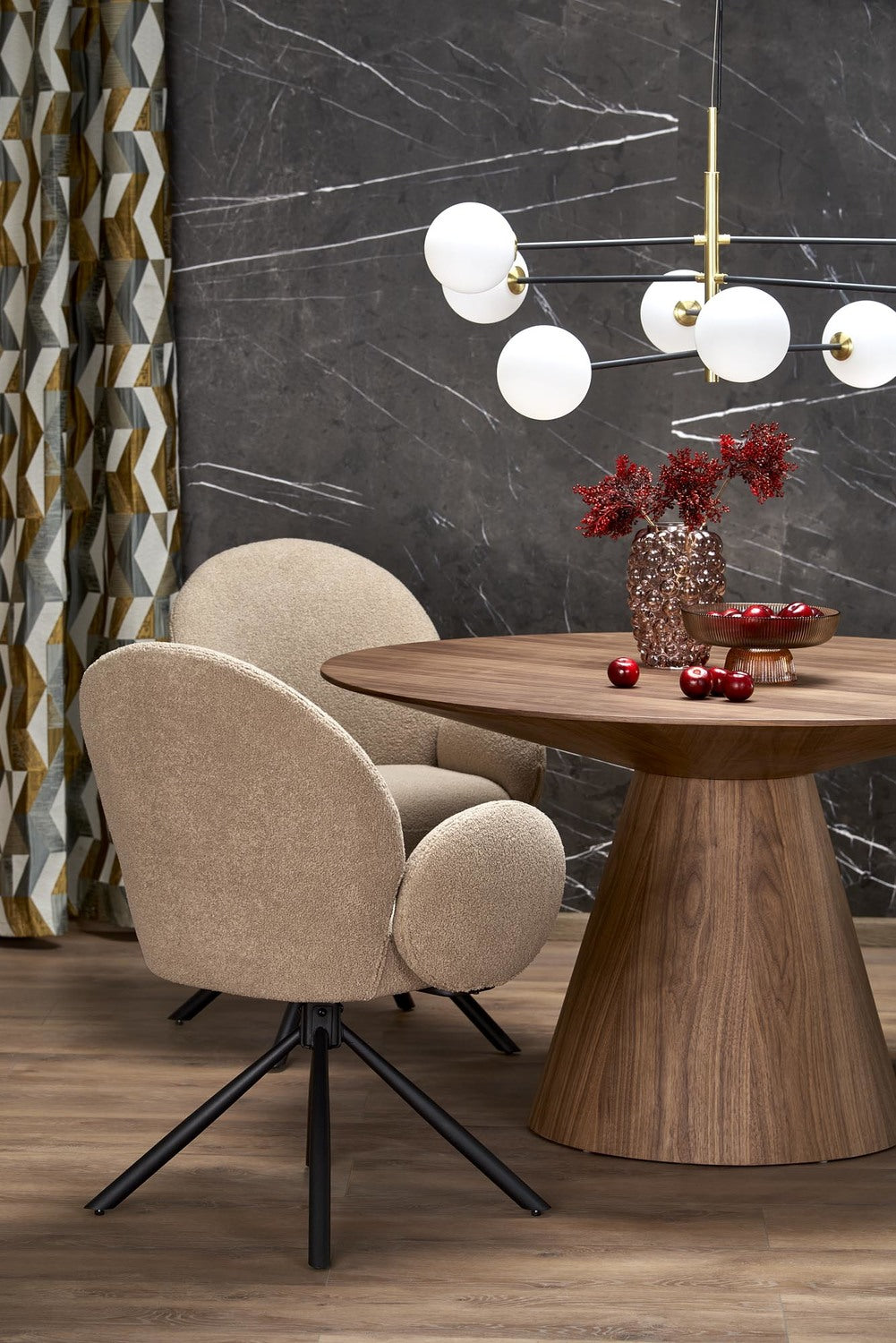 Krēsls Cupsi 64/63/90/46 cm kapučīno - N1 Home