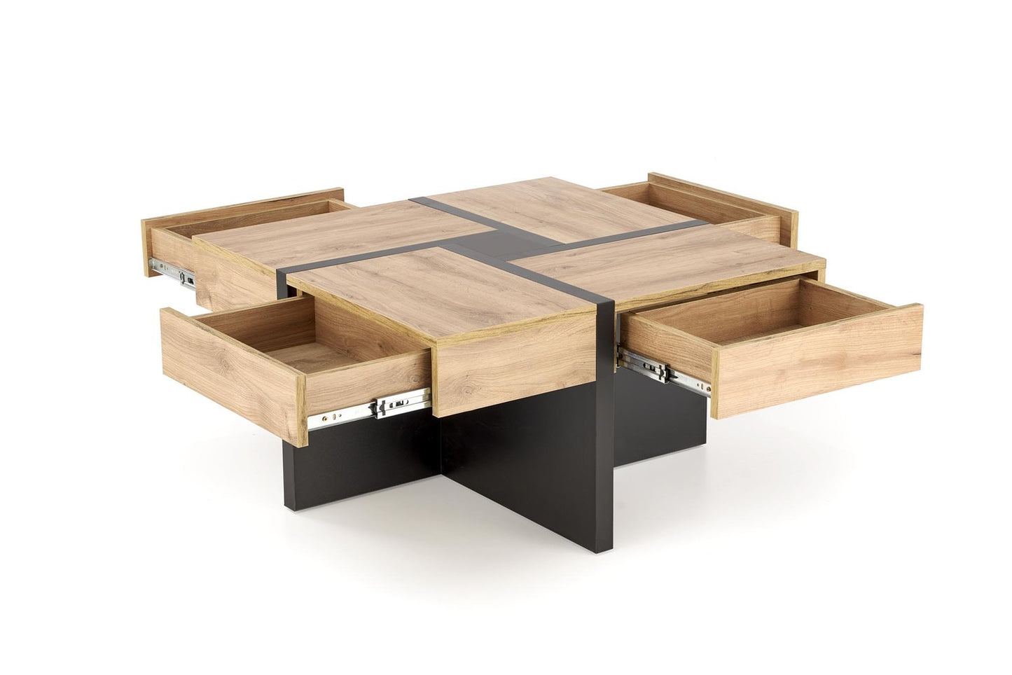 Kafijas galdiņš Sevi 80/80/47 cm kraft ozols - N1 Home