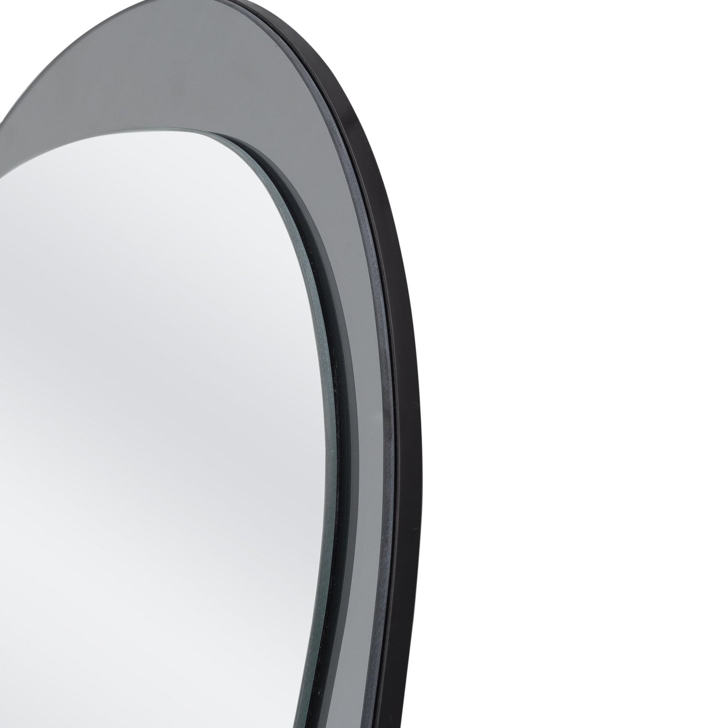 Spogulis Plase 80/60/2,5 cm sudrabaina - N1 Home