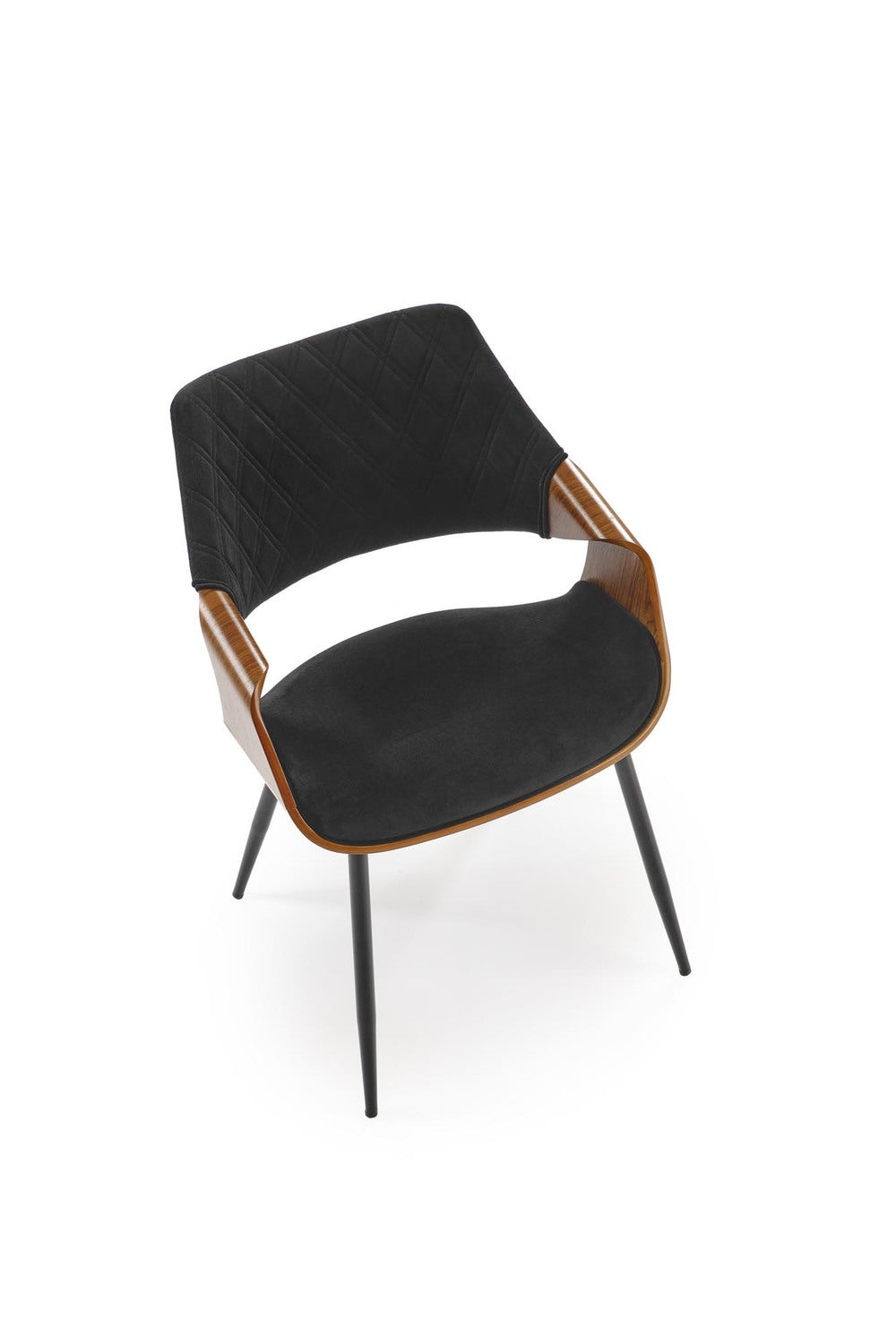 Krēsls Gora  56/55/83/47 cm valrieksts/melns - N1 Home