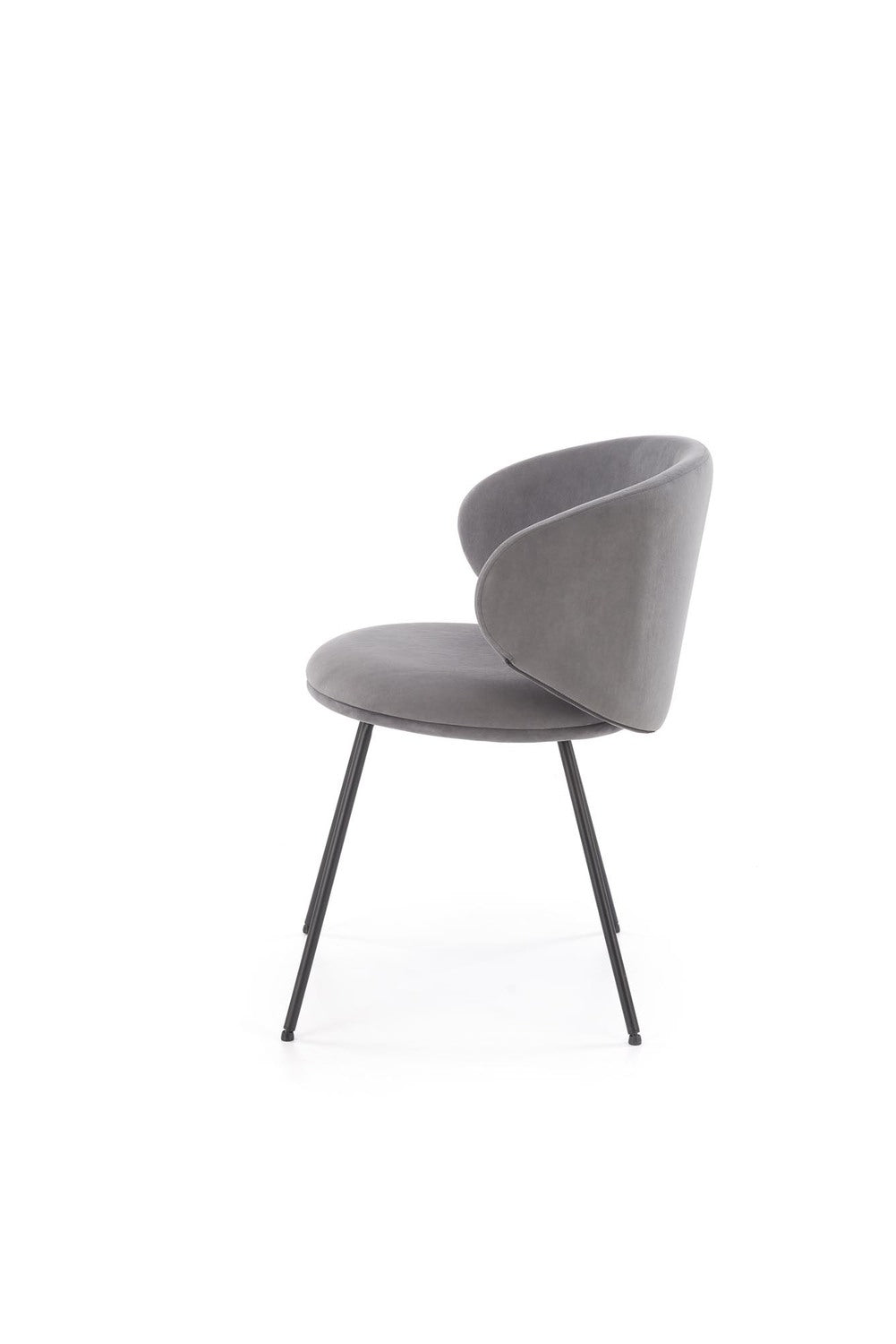 Krēsls Grozi 60/58/77/50 cm pelēks - N1 Home