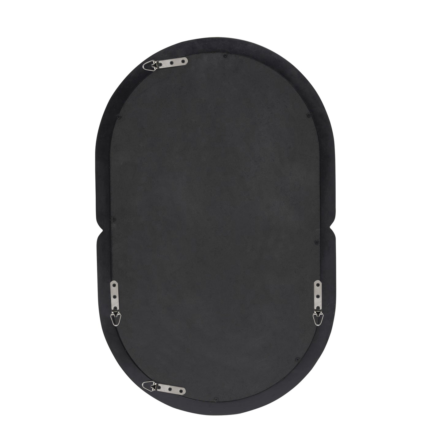 Spogulis Postas 80/50/3,5 cm melns - N1 Home