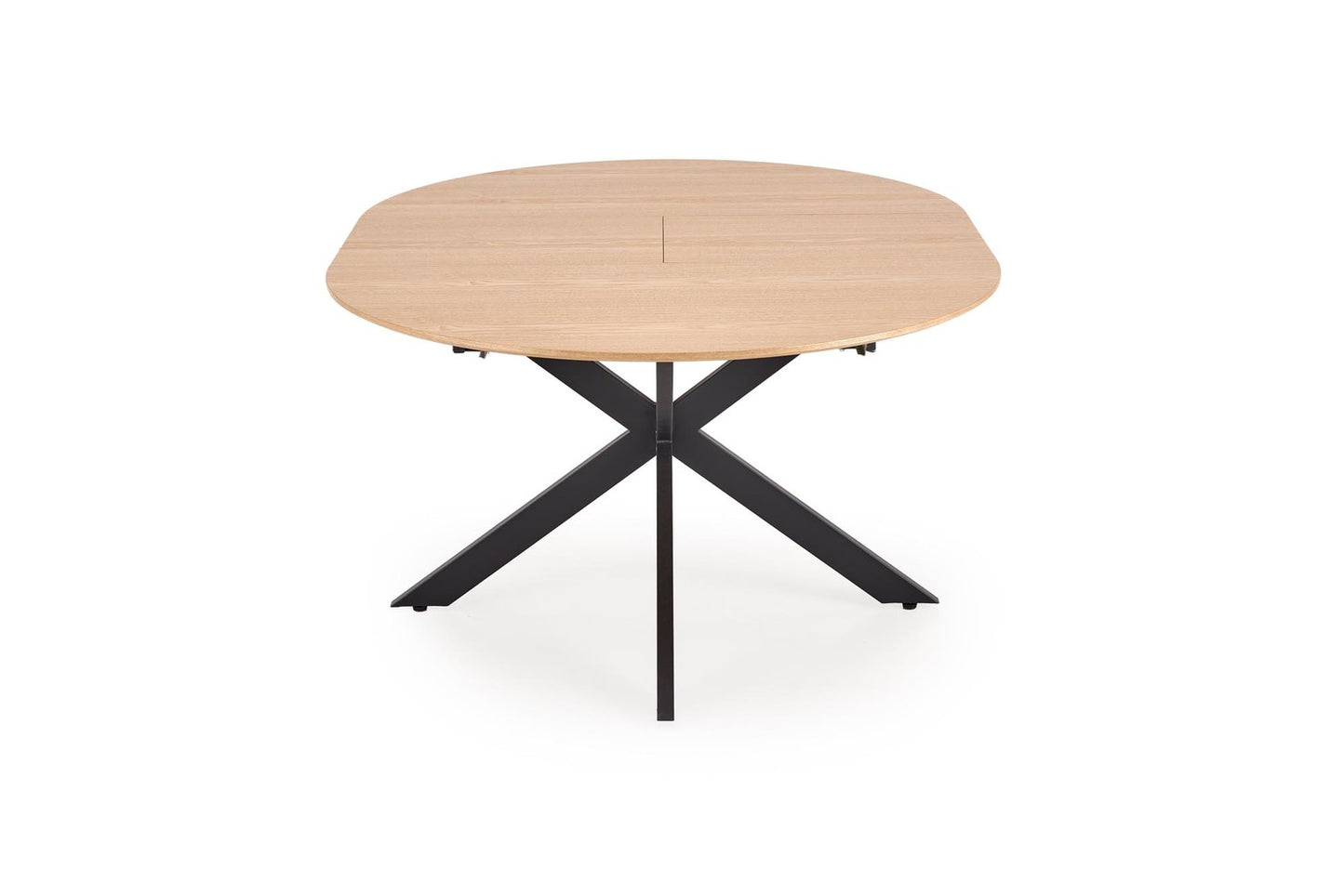 Galds Acos 120/120/75 cm dabīgs/ melns - N1 Home