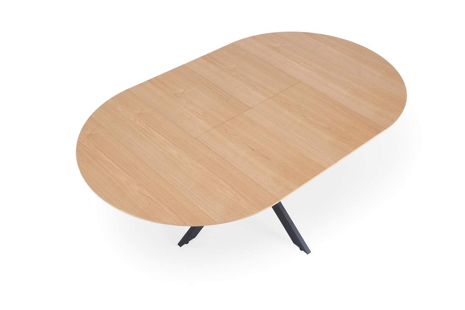 Galds Acos 120/120/75 cm dabīgs/ melns - N1 Home