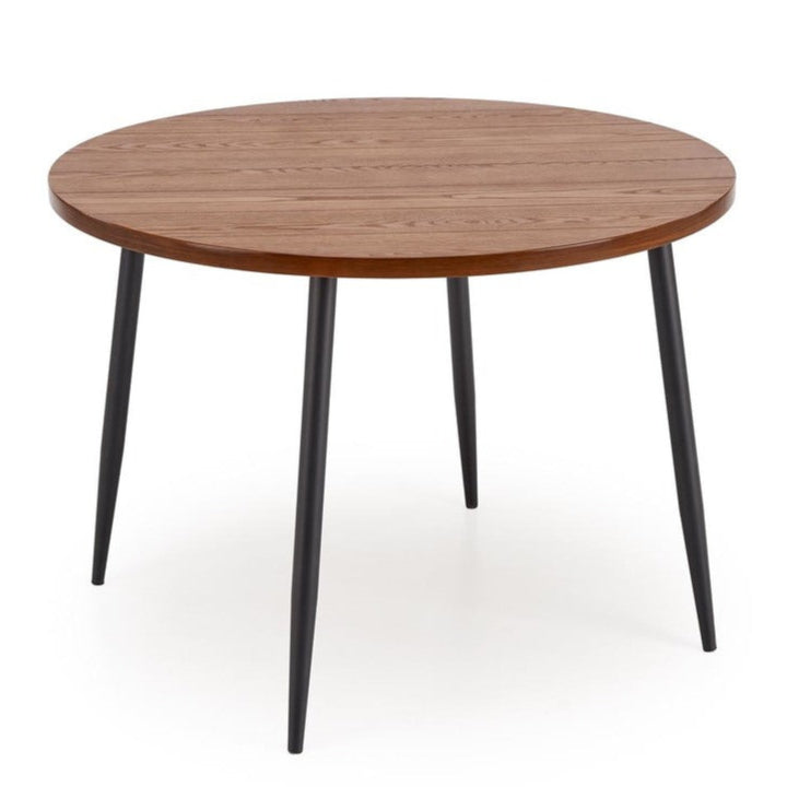 Galds Barro 105/75 cm rieksts/melns - N1 Home