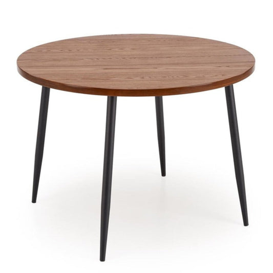 Galds Barro 105/75 cm rieksts/melns - N1 Home