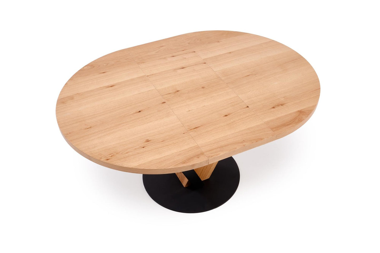 Galds Fani 120/120/78 cm dabīgs/melns - N1 Home