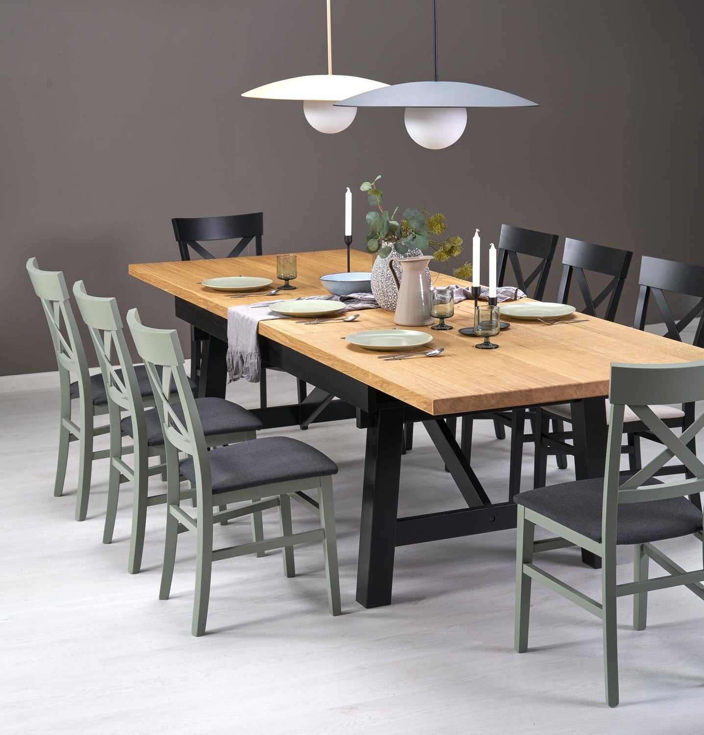 Galds Fresta 200-280/100/77 cm ozols