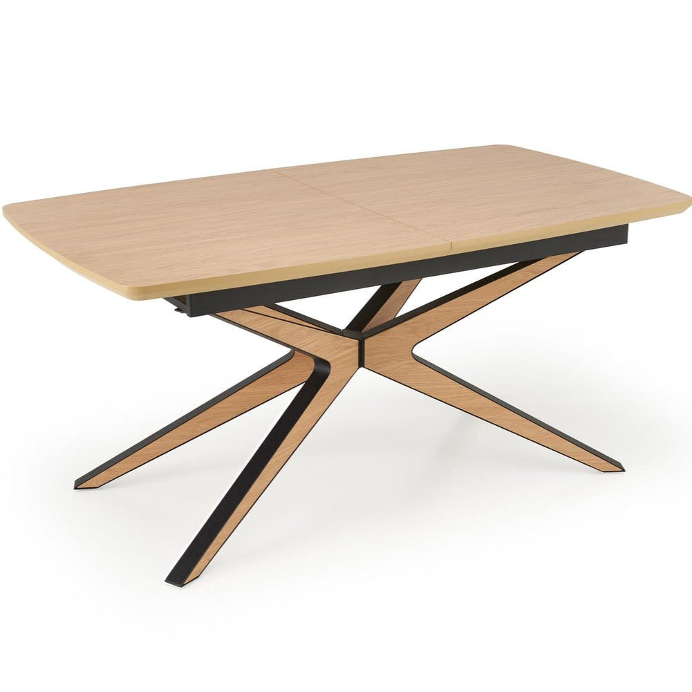 Galds Jamis 160/90/76 cm dabīgs/melns - N1 Home