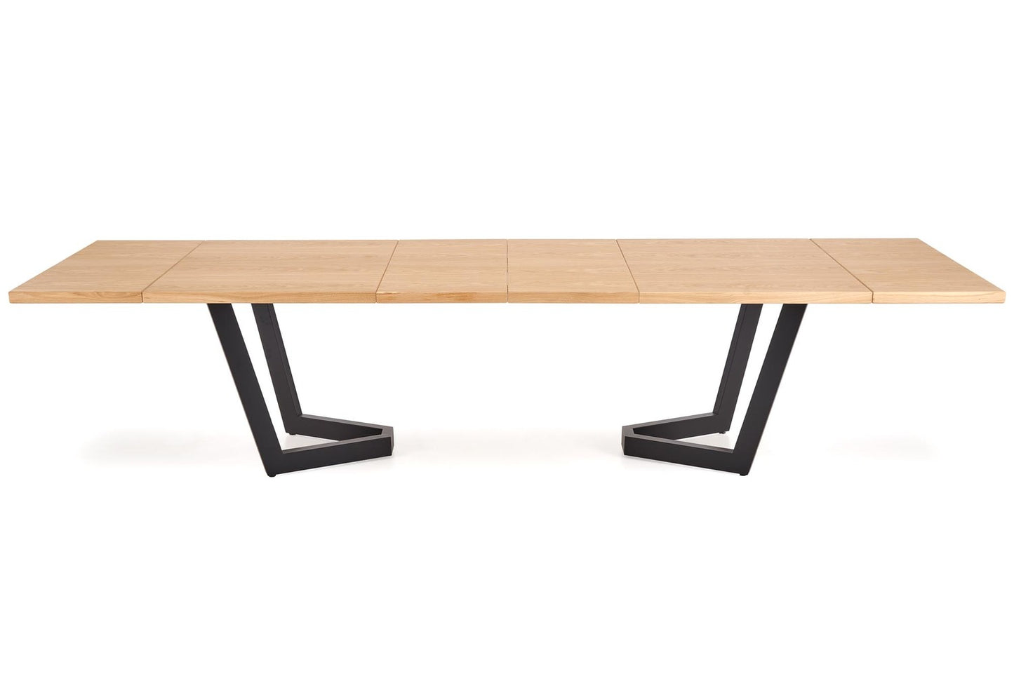 Galds Massi 2 160/90/77 cm ozols/melns - N1 Home