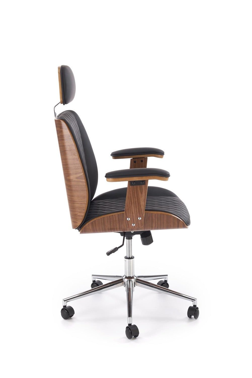 Krēsls Timba 72/68/114-122/46-54 cm valrieksts/melns