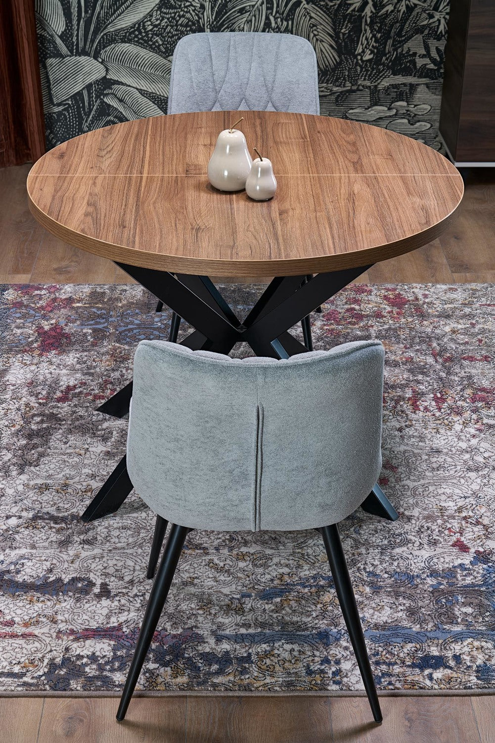 Krēsls Kono 47/63/85/48 cm pelēks - N1 Home