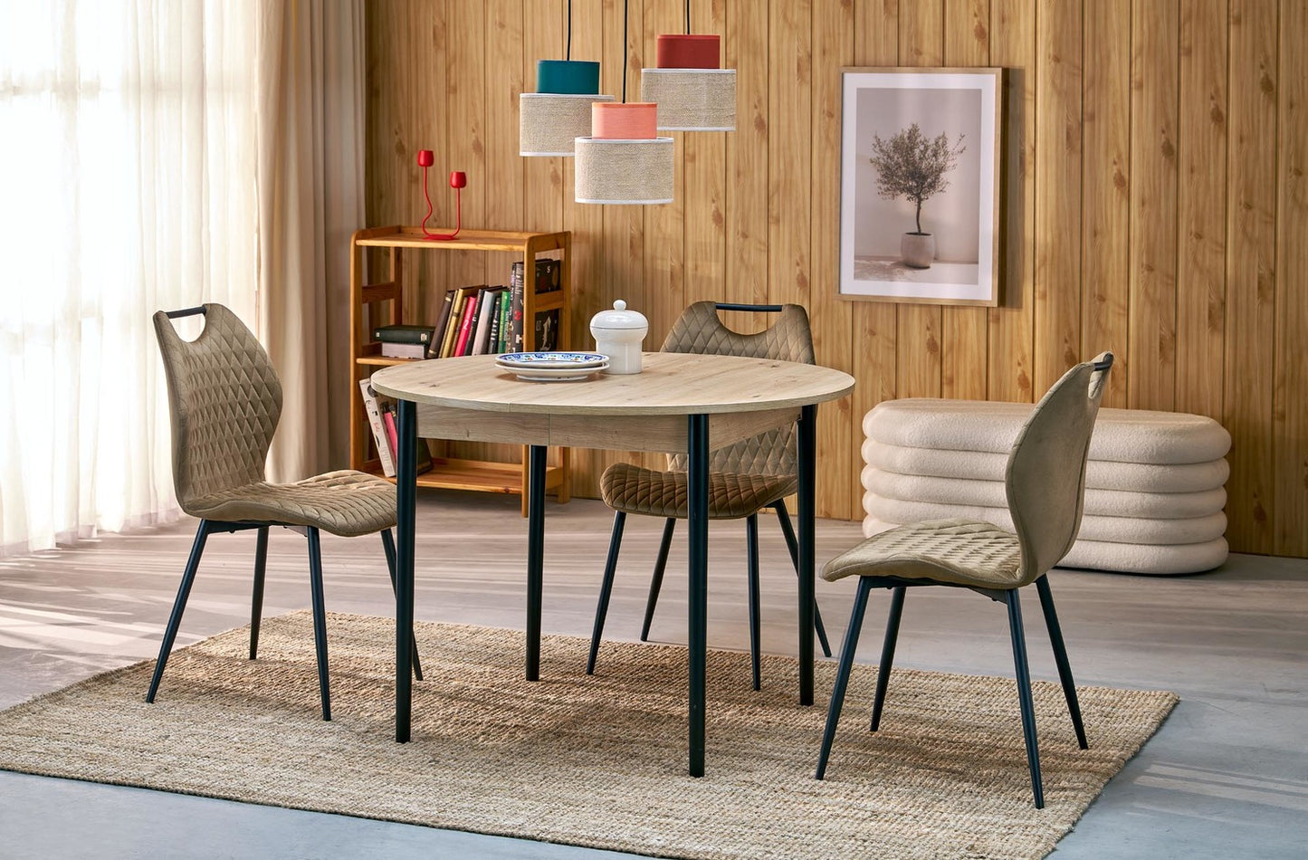 Krēsls Kols 47/54/84/47 cm bēšs - N1 Home