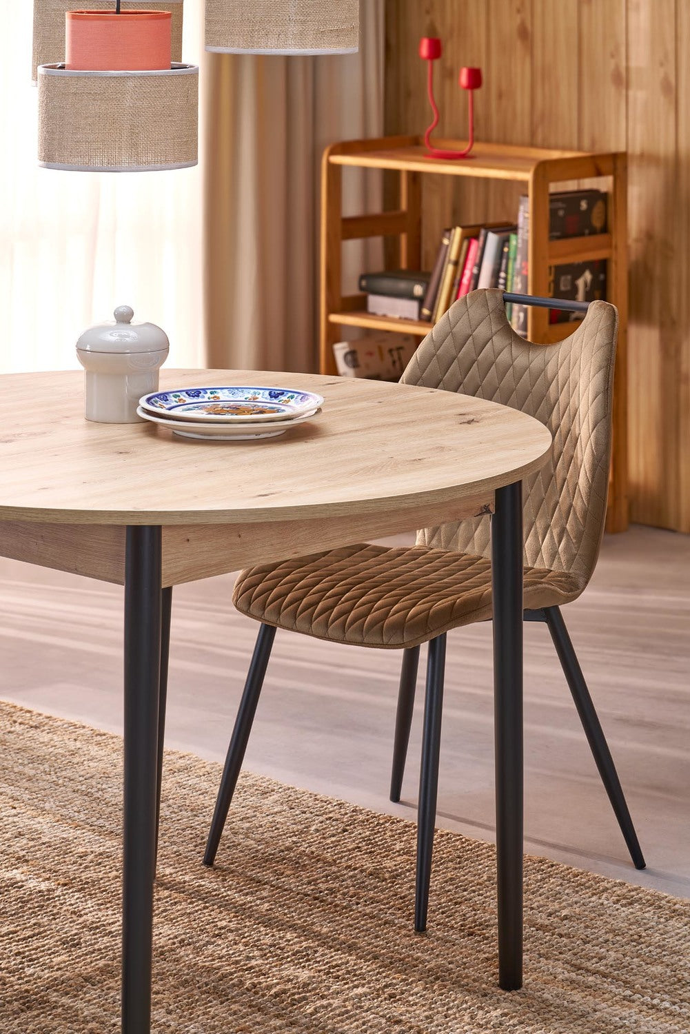 Krēsls Kols 47/54/84/47 cm bēšs - N1 Home