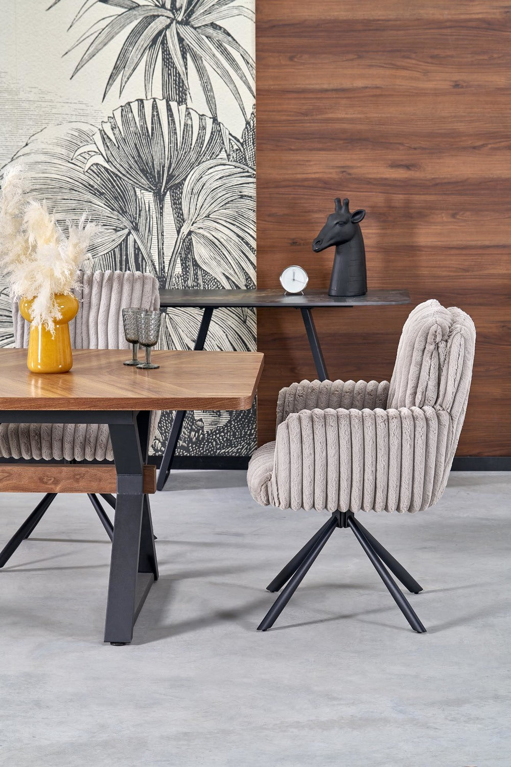 Krēsls Lido 62/68/93/52 cm pelēks - N1 Home