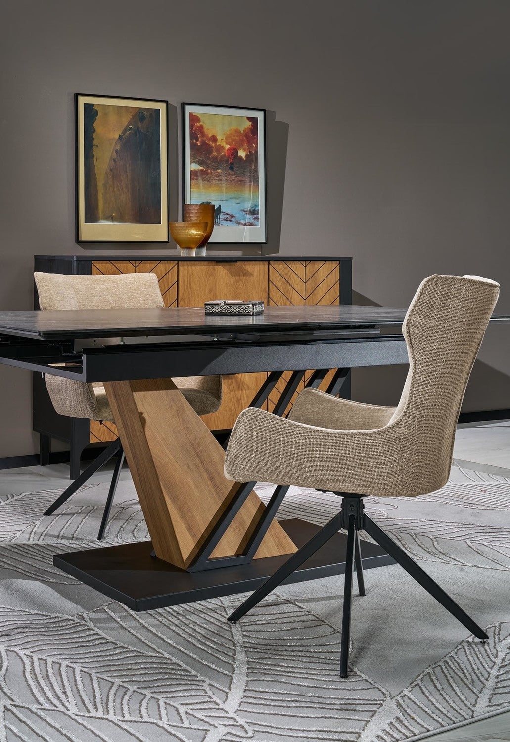 Krēsls Orkas 55/64/88/48 cm bēšs - N1 Home