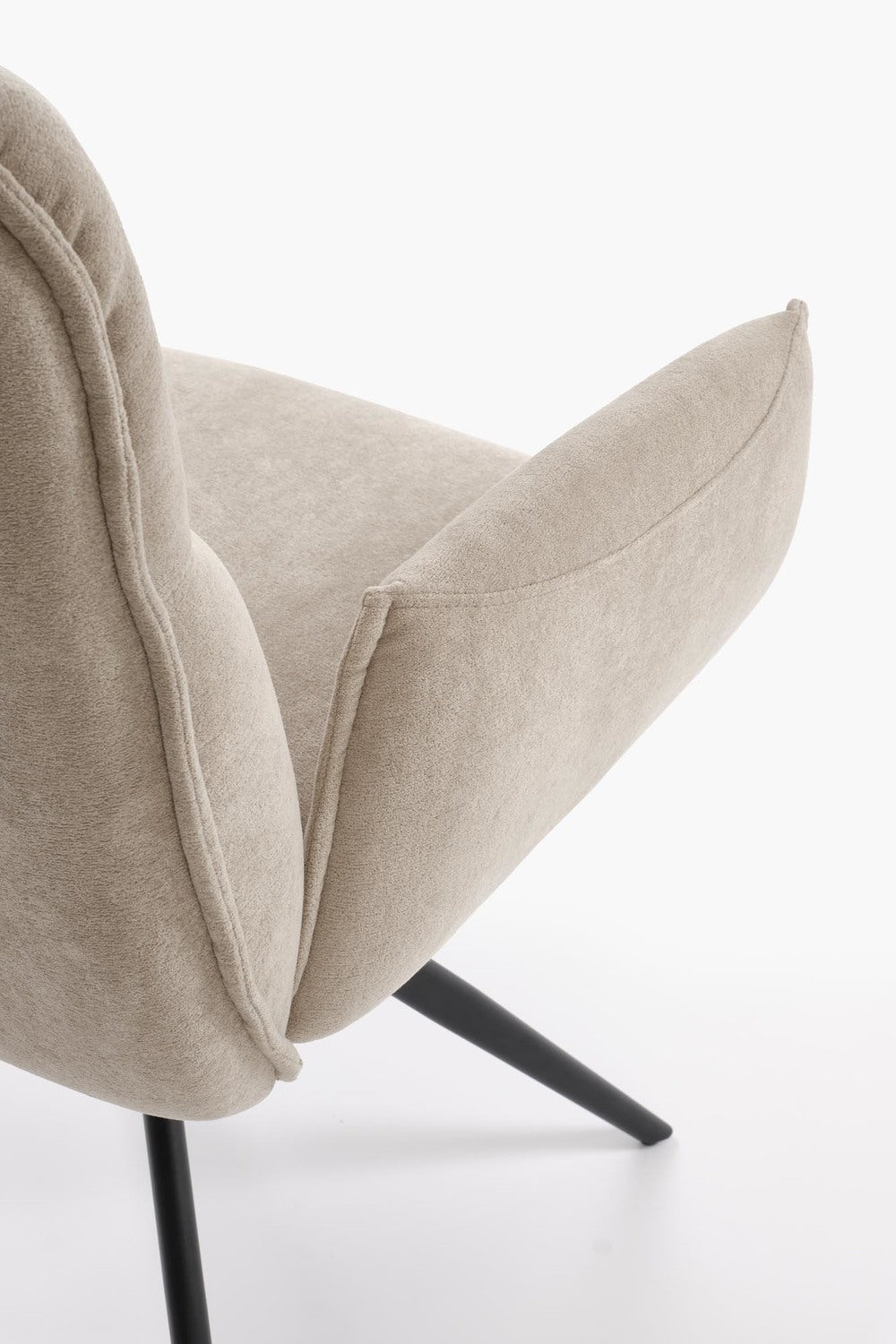 Krēsls Kohto 60/60/88/49 cm tumši bēšs - N1 Home