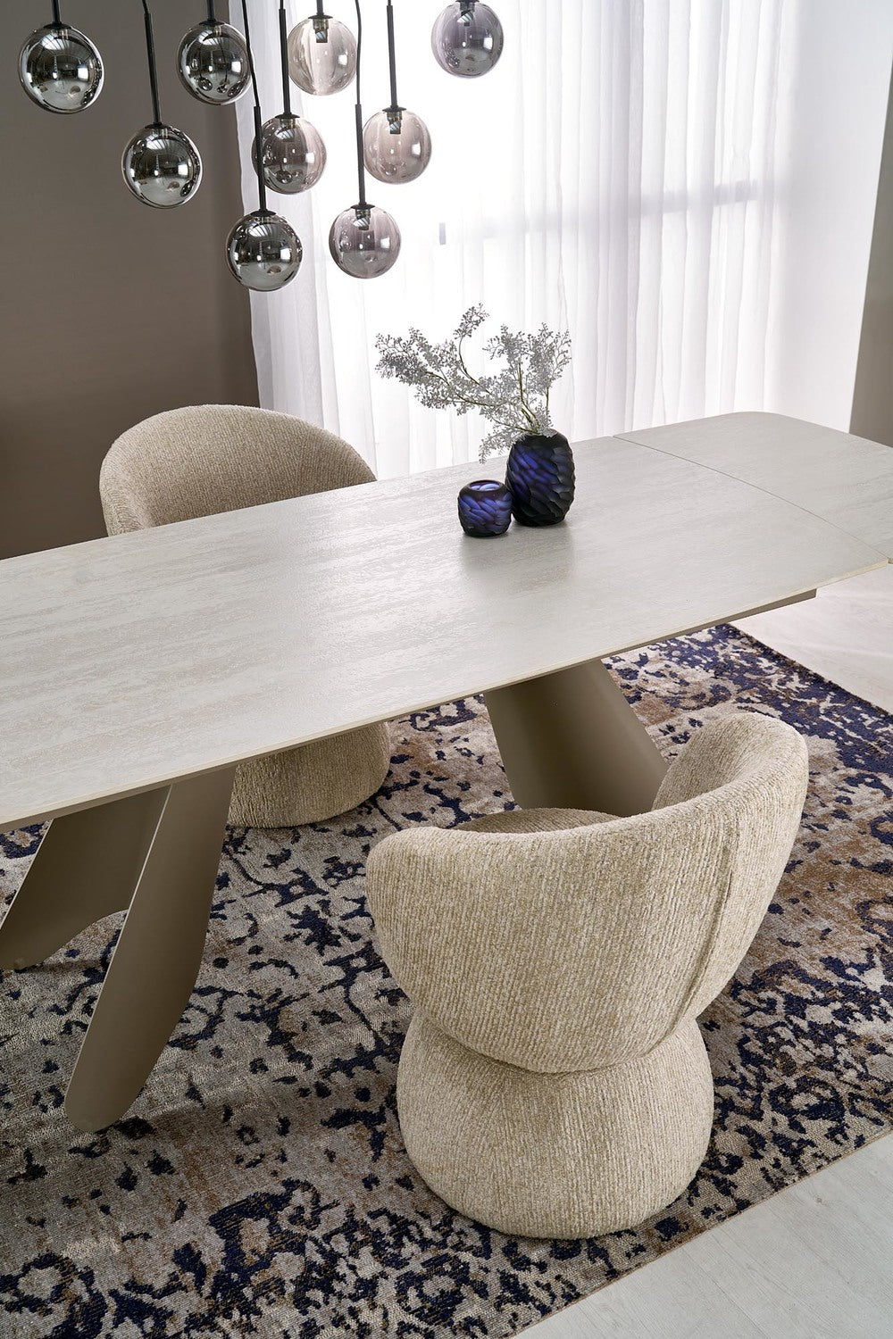 Krēsls Stoms 63/62/82/48 cm brūns - N1 Home