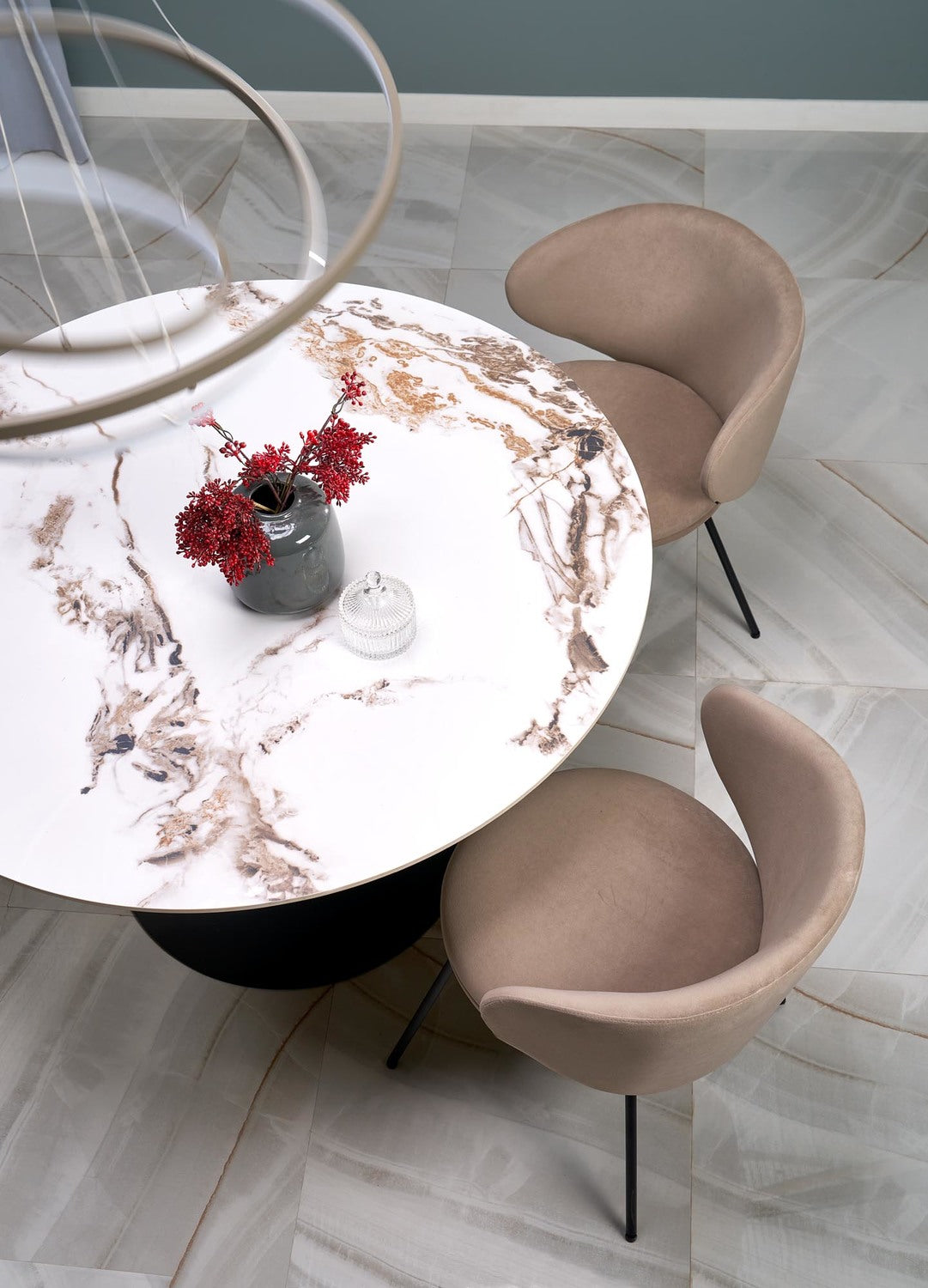 Krēsls Grozi 60/58/77/50 cm bēšs - N1 Home