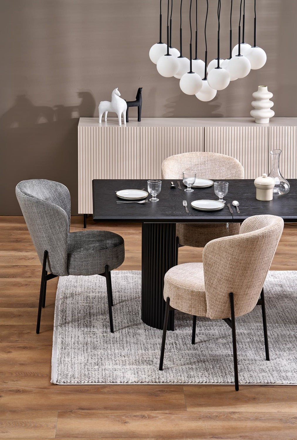 Krēsls Bloom 55/66/80/51 cm bēšs - N1 Home