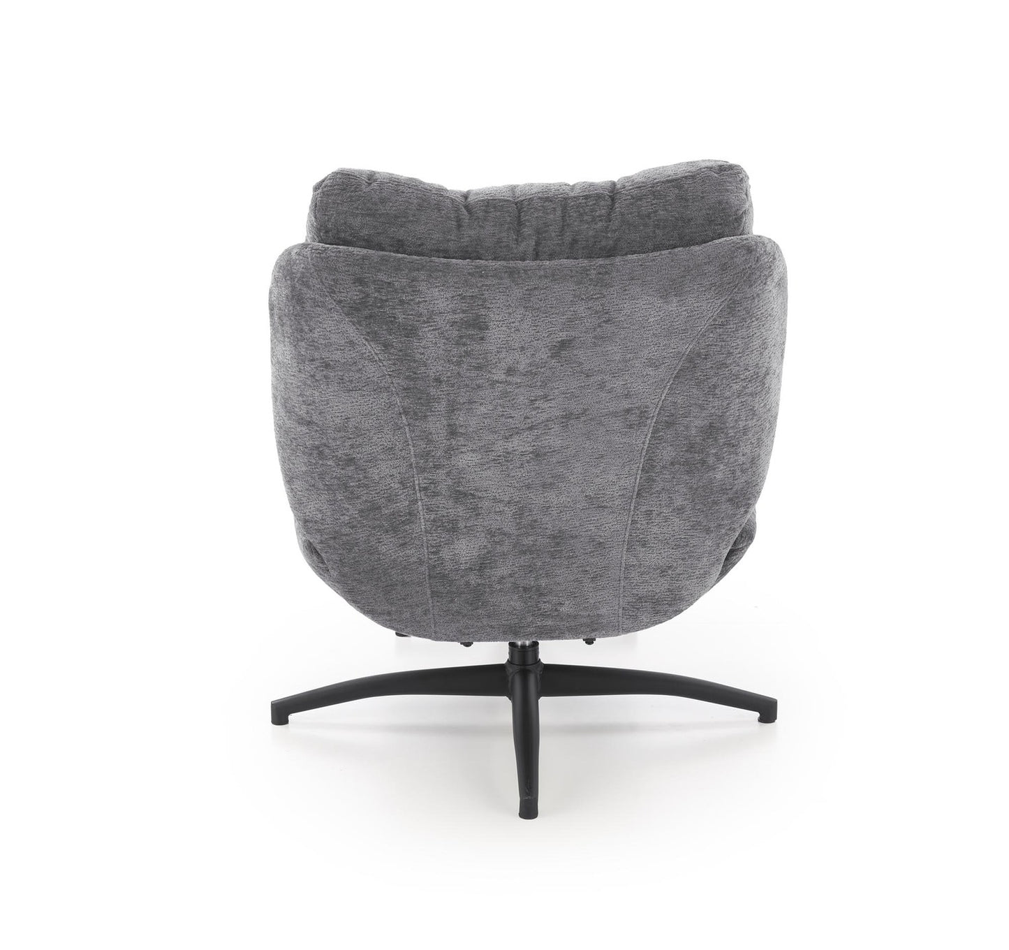 Krēsls ar kāju balstu Peso 76/92/96/48 cm pelēks - N1 Home